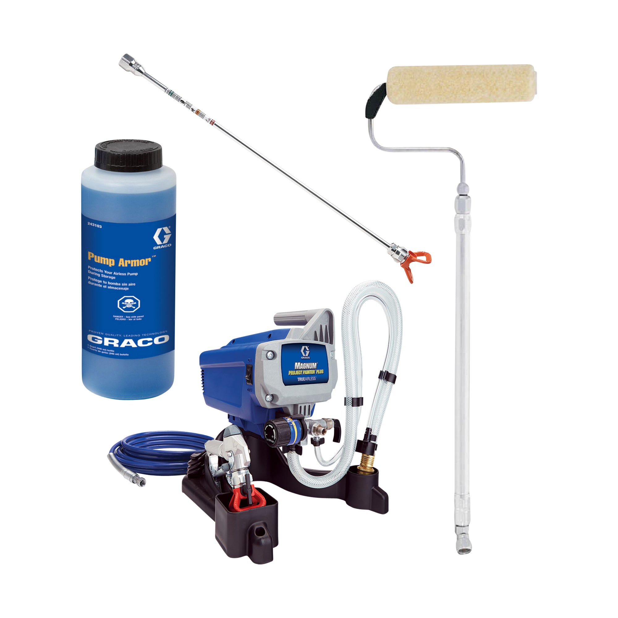 Punktlighed peber Sætte Shop Graco Project Painter Plus Airless Paint Sprayer and Accessories Kit  at Lowes.com