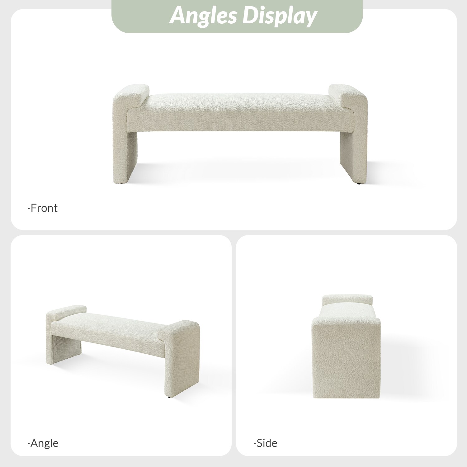 14 Karat Home BEJK0788-IVY bench - View #5