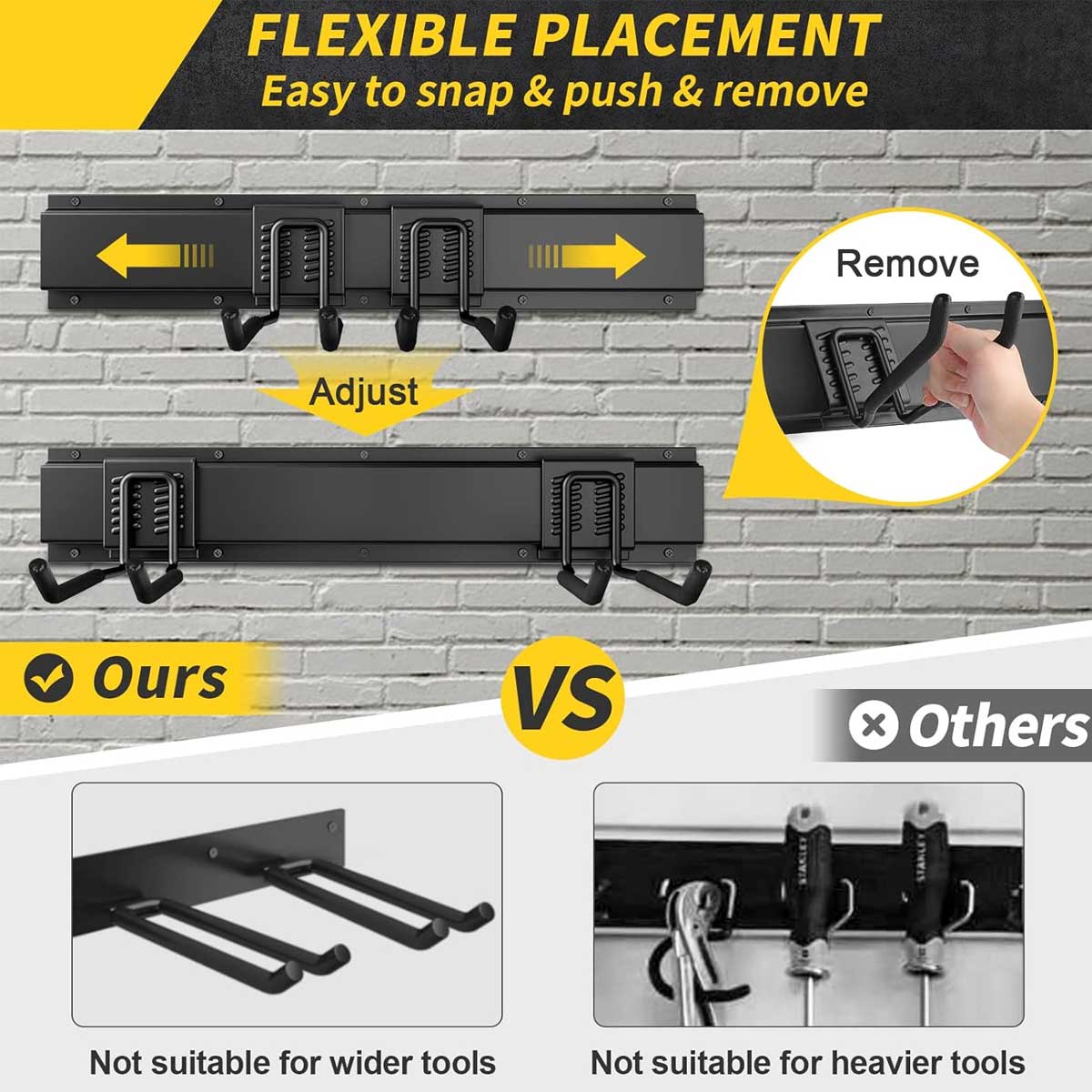 Aoibox LABUS18024 Garage-Storage-Hooks - View #3