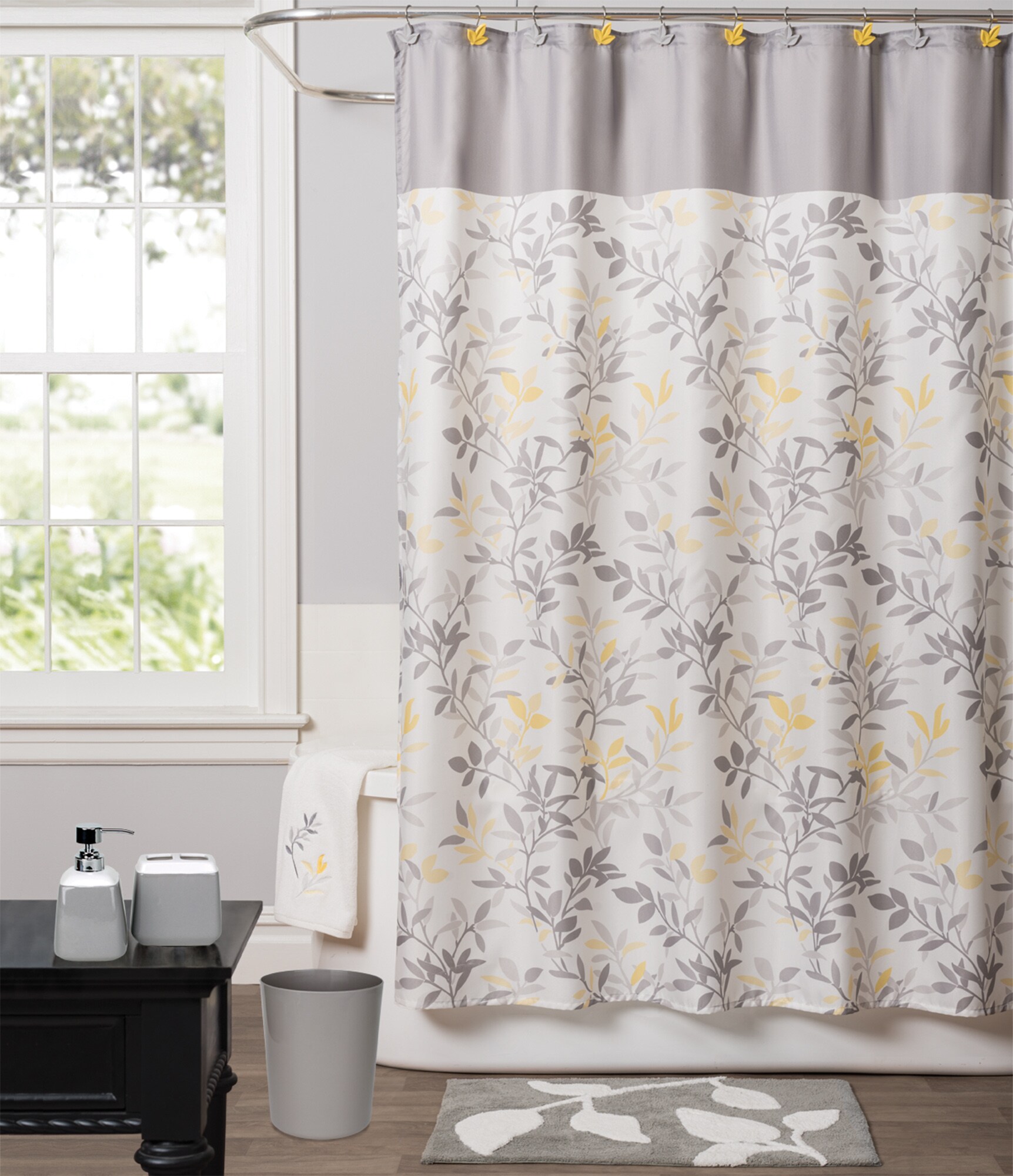 Saturday Knight Limited Q1213900200001 Trellis 72-in L Polyester Shower Curtain