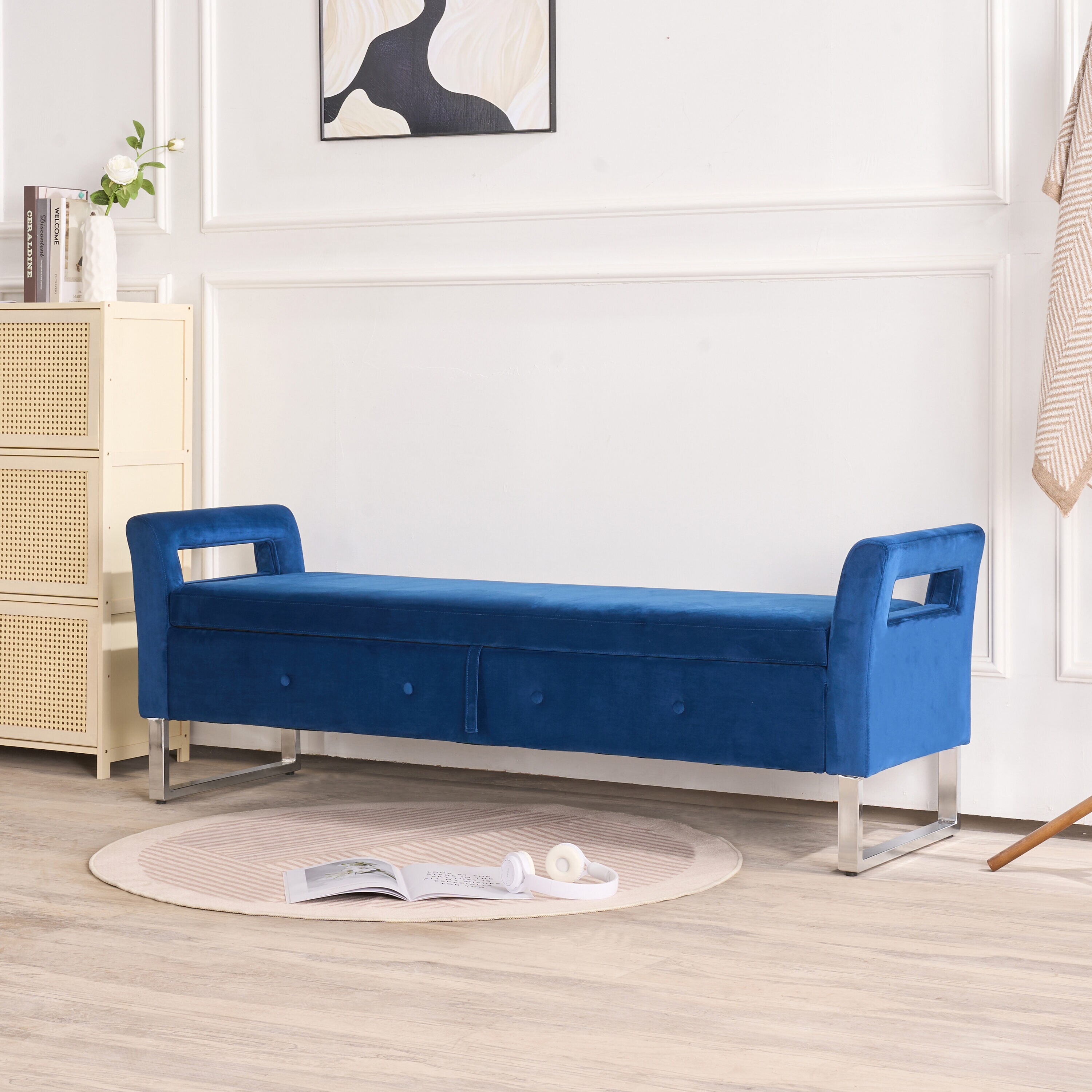 Hrinhom HC-S4113-NAVY bench - View #4