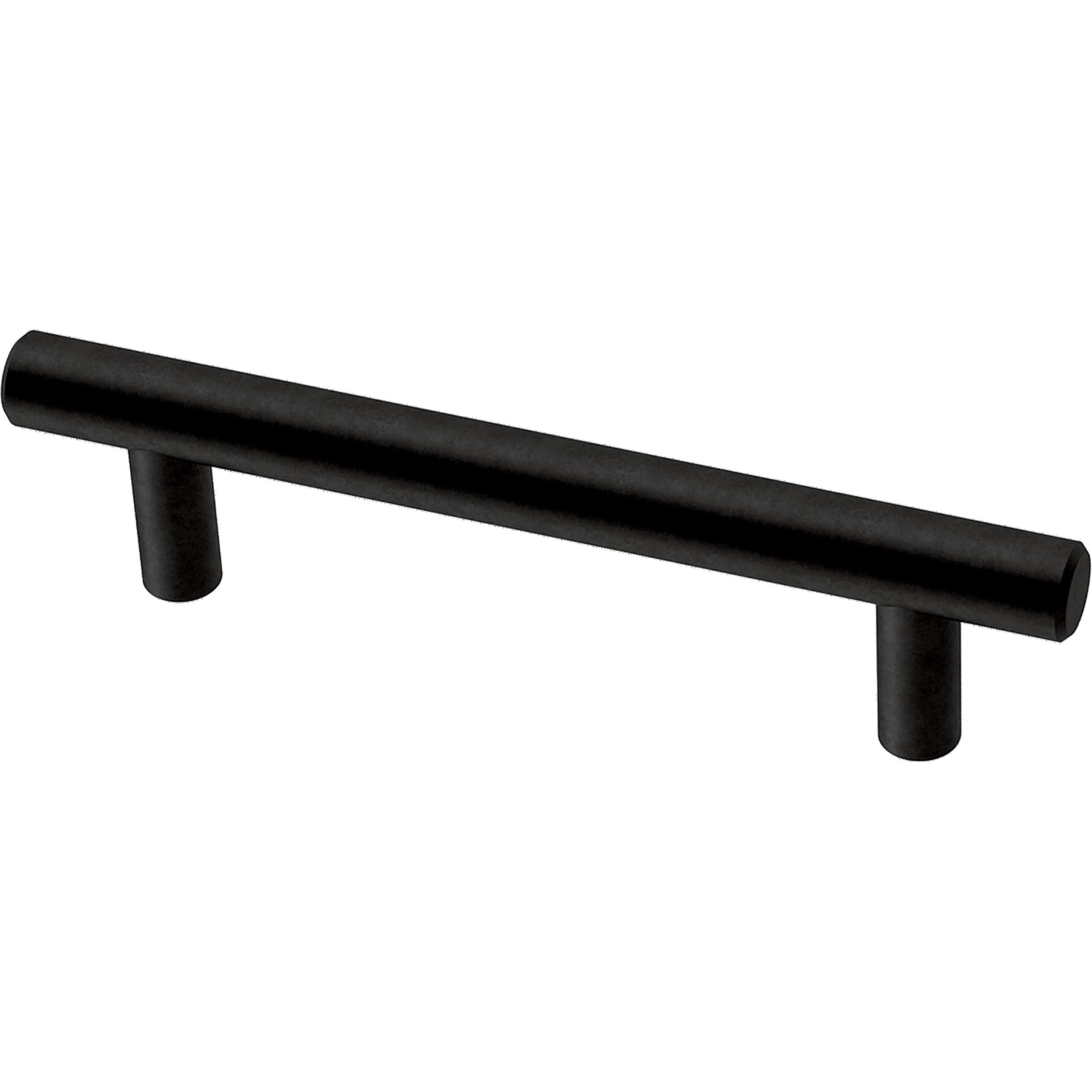 Origin 21 BAR096W-FB-CP Axel 3-3/4-in , 96mm Center to Center Solid Steel Matte Black Cylindrical Bar