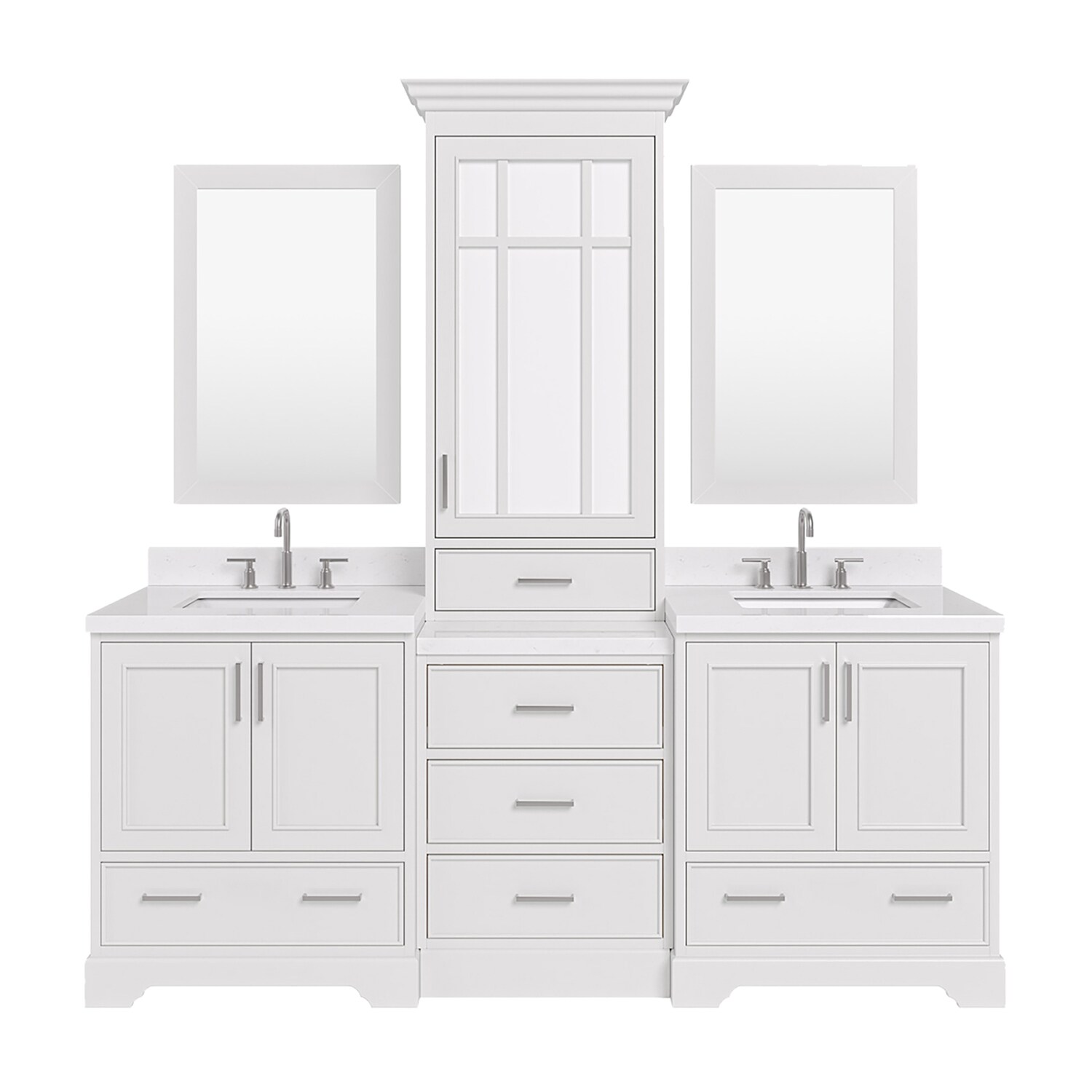 ARIEL M085DCQRWHT Bath-Vanity-Combo - View #2