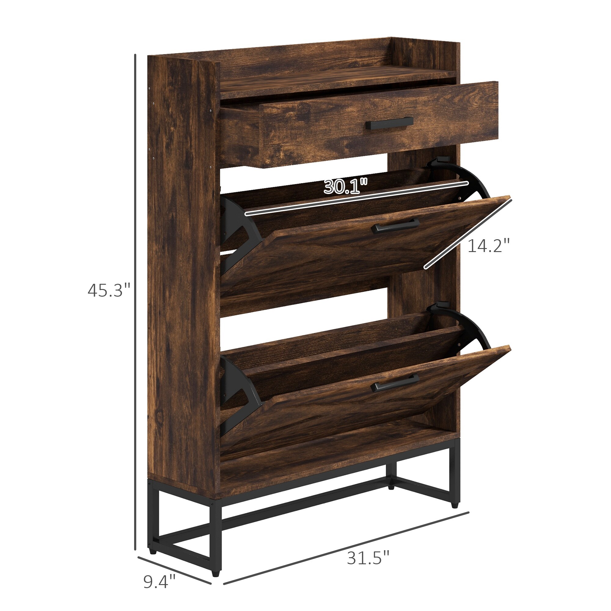 Mondawe MO-JH-XG2-BK Shoe-Racks - View #8
