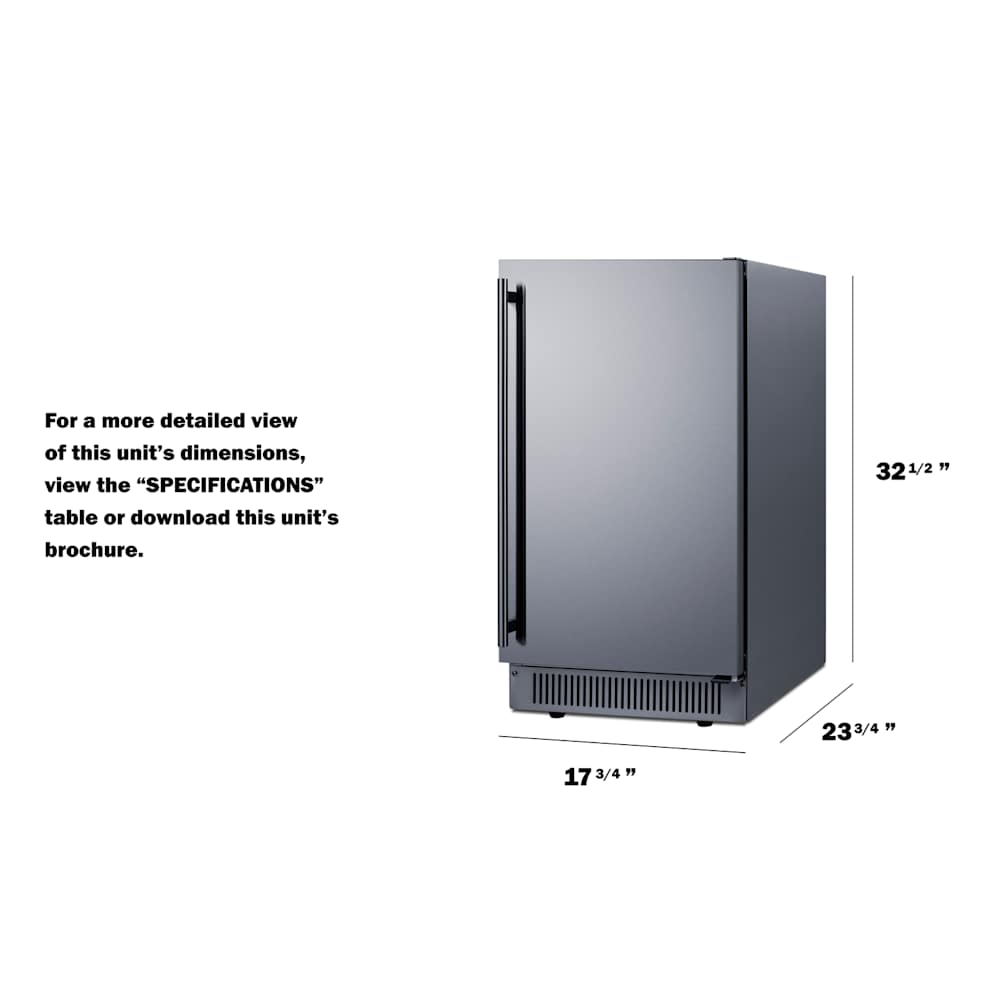 Summit Appliance BIM182ADA Ice-Makers - View #2