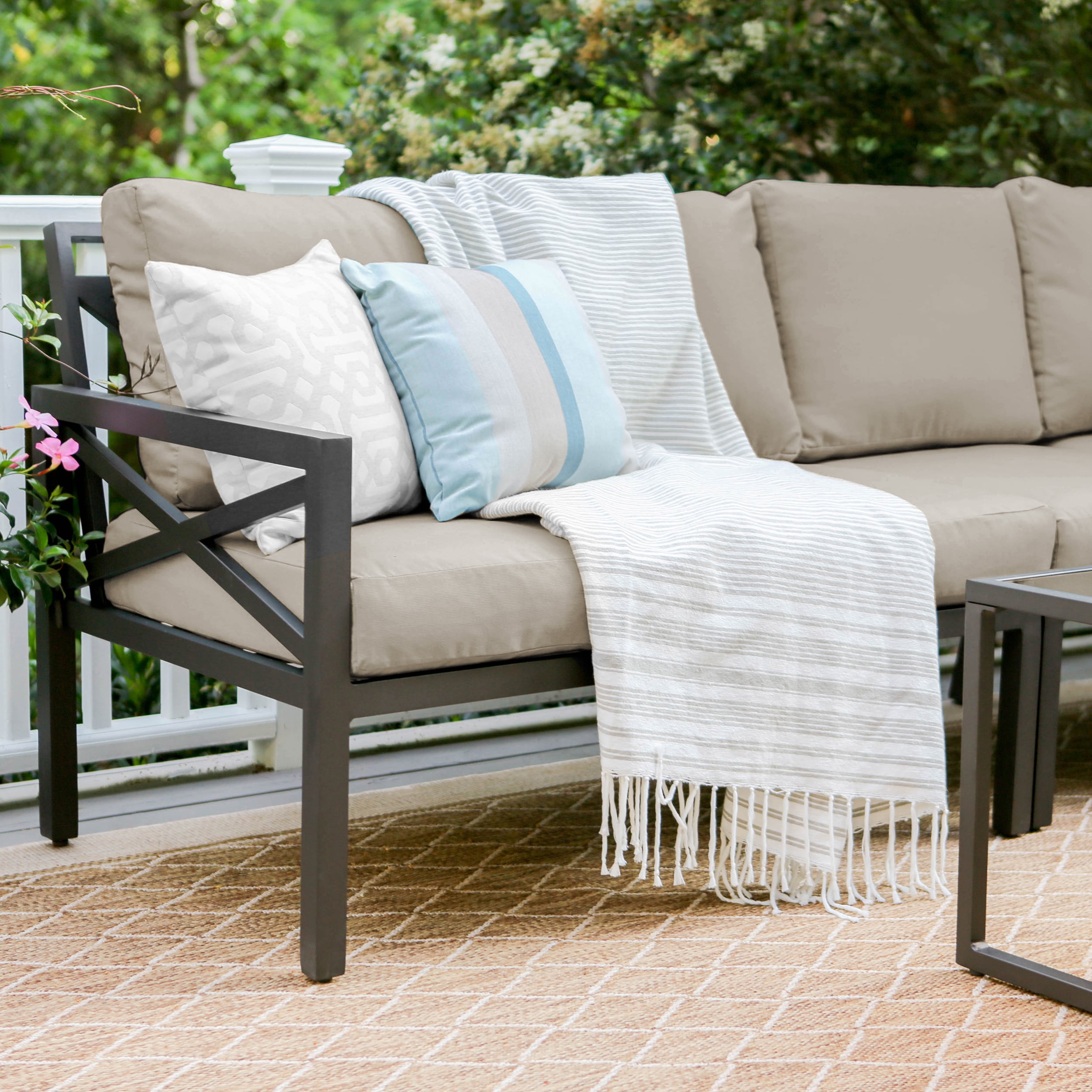 Leisure Made 502987-TAN Patio-Conversation-Sets - View #2
