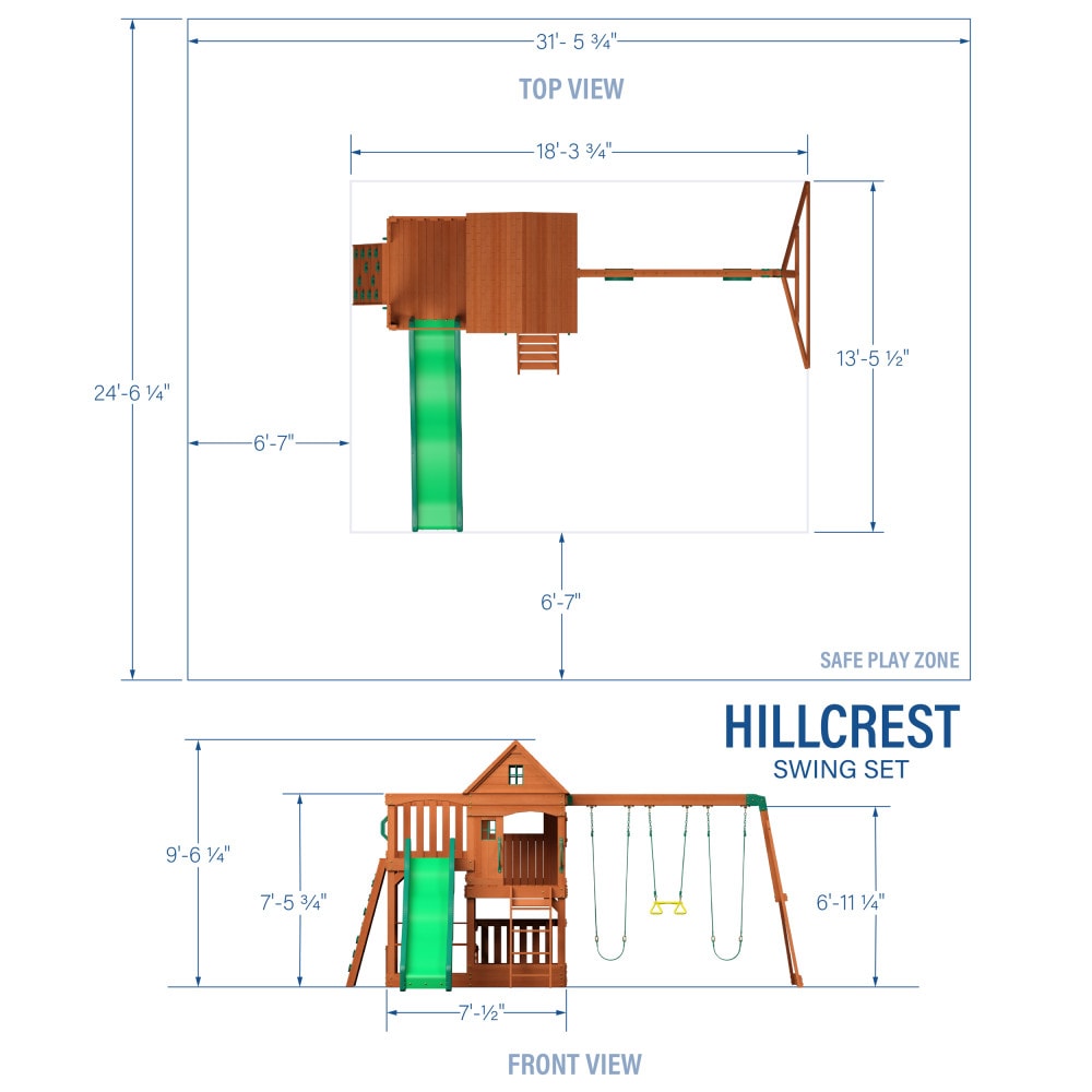 Backyard Discovery 1808058BCOM Wood-Playset-Kits - View #3