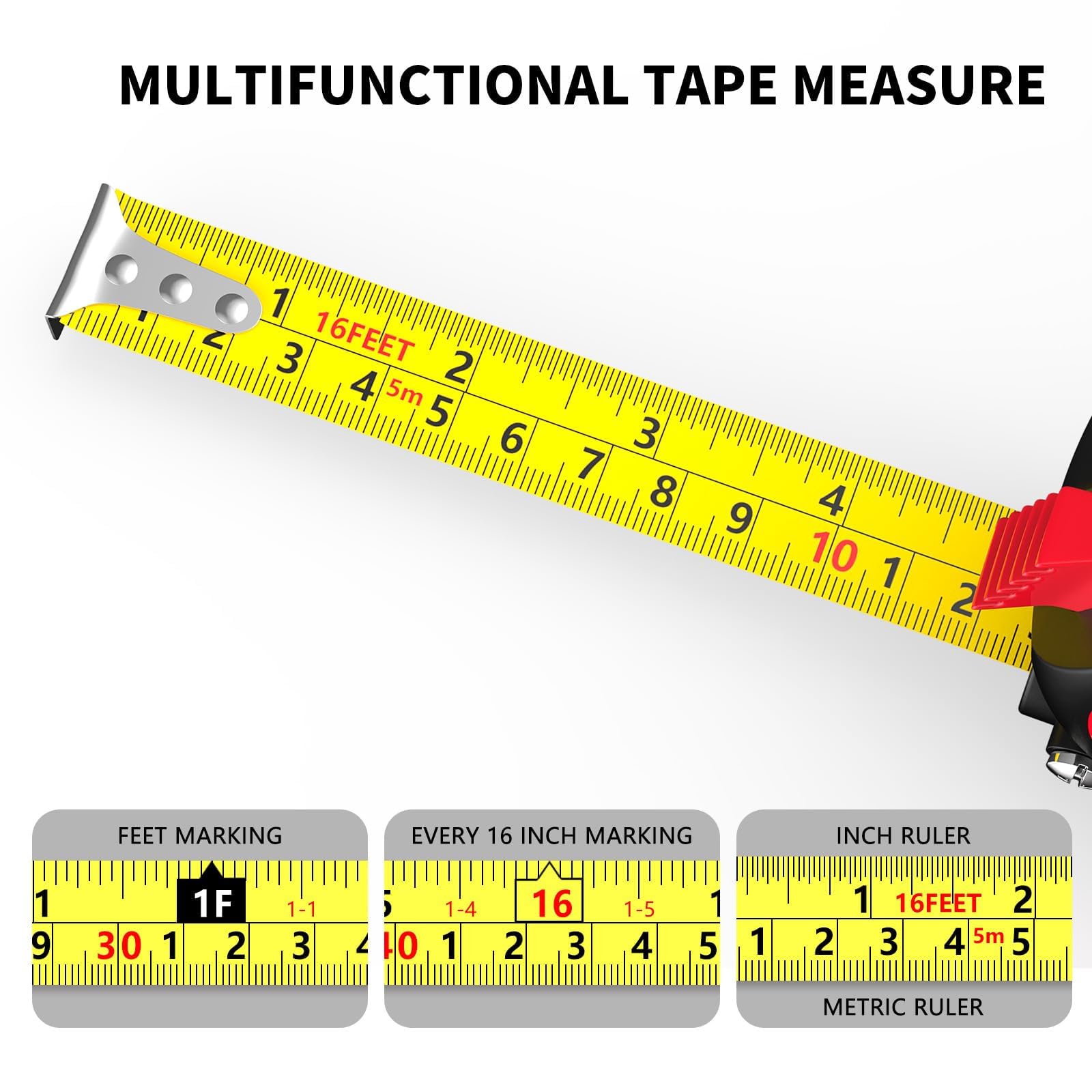 Linder Group Inc L3SQ3THP Tape-Measures - View #5