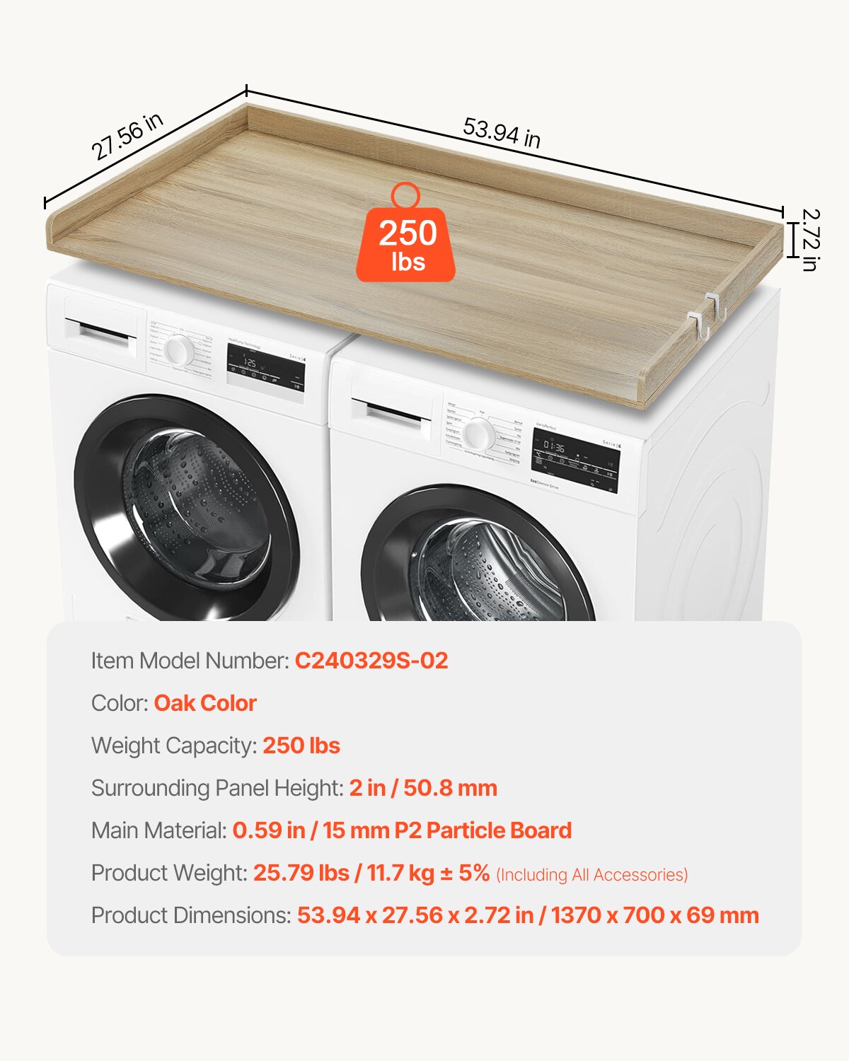 VEVOR SCXYTM54INCH13263V0 In-Stock-Lam-Countertops - View #7