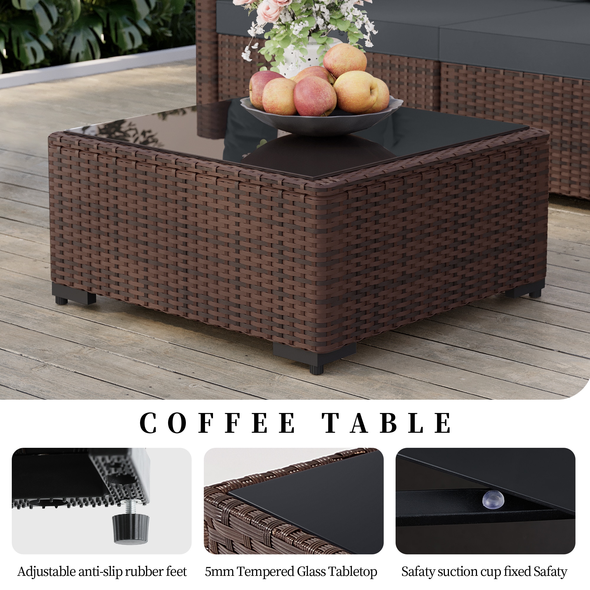 UPHA PL-CZY11-Z3 Patio-Conversation-Sets - View #6
