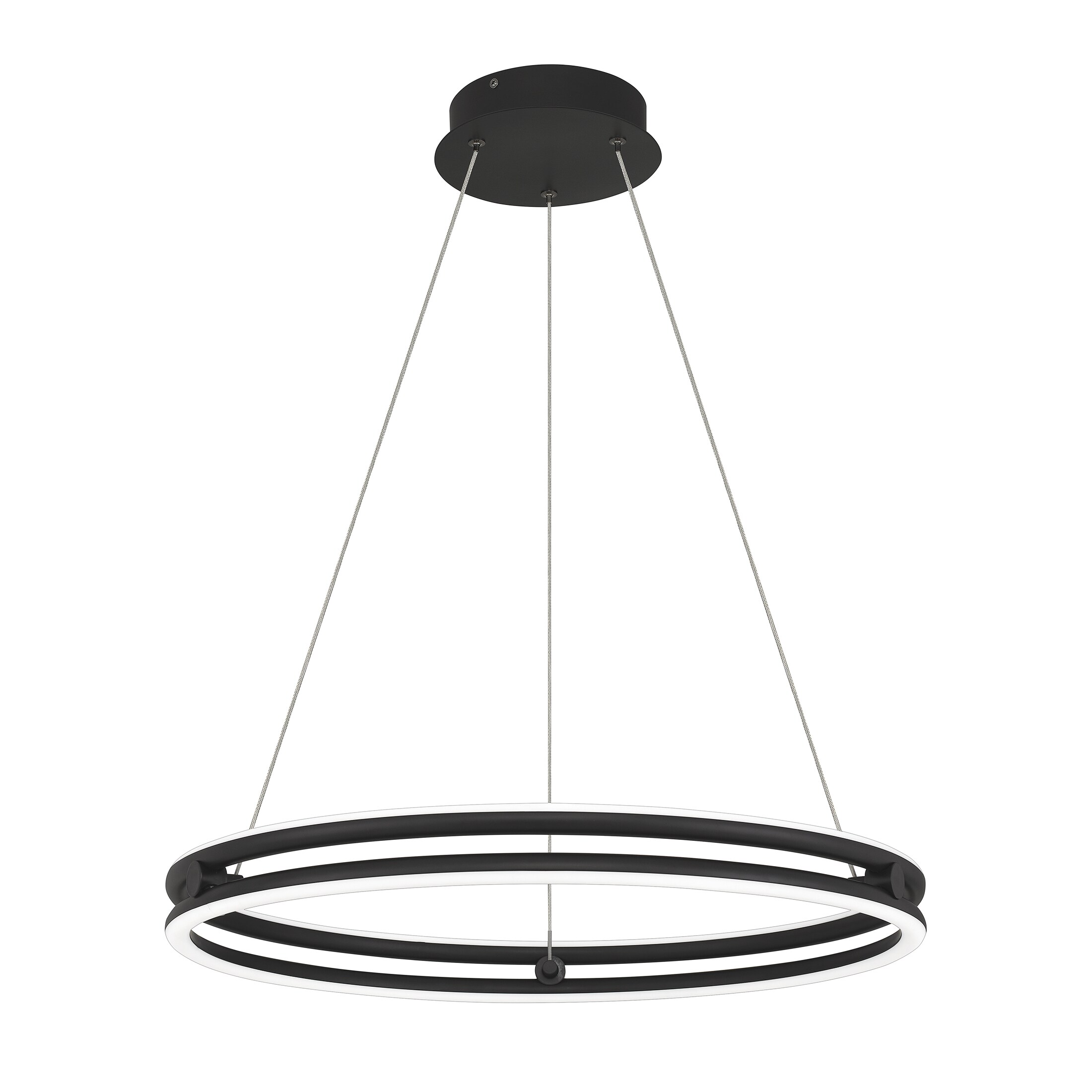 Quoizel Graves Matte Black Transitional Globe LED Pendant Light in the ...