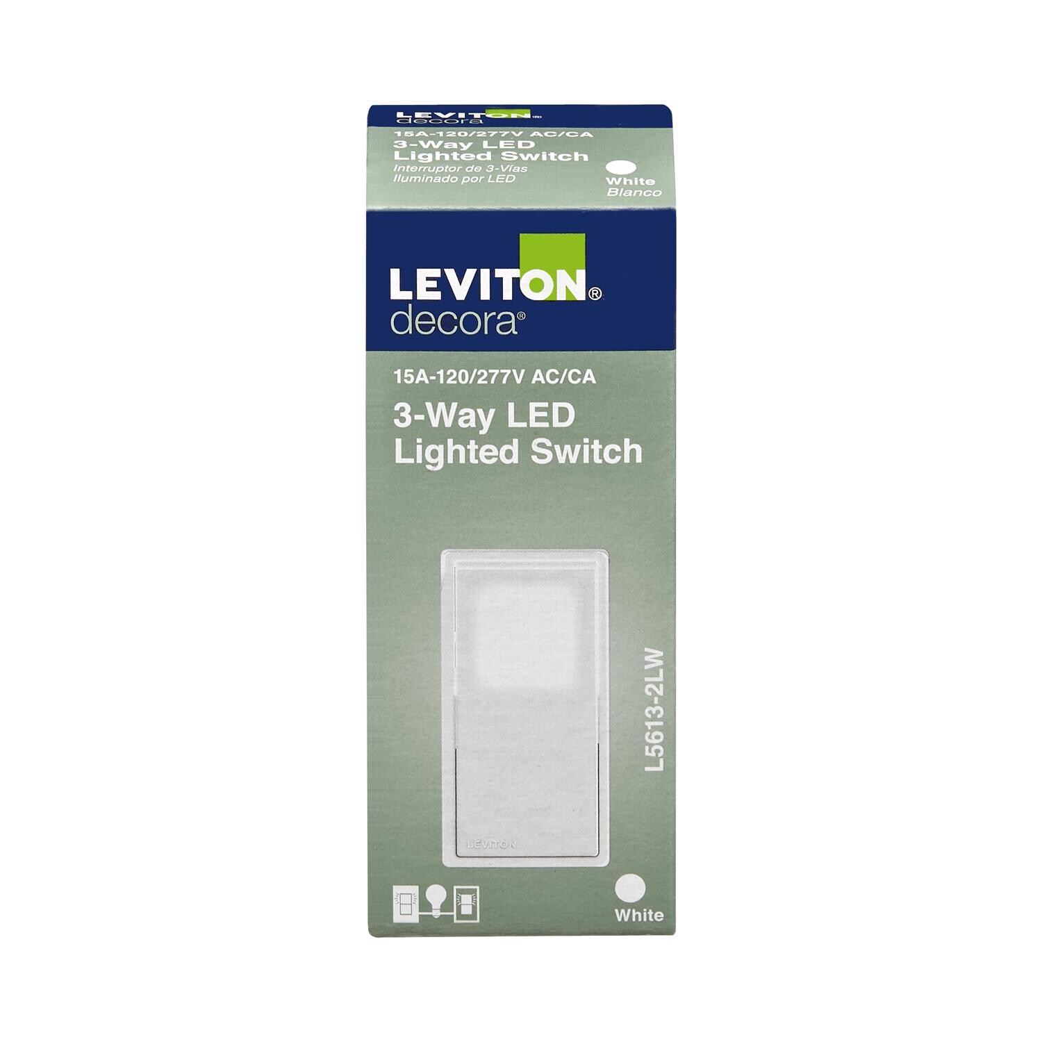 Leviton L5613-2LW Lighting-Controls - View #2
