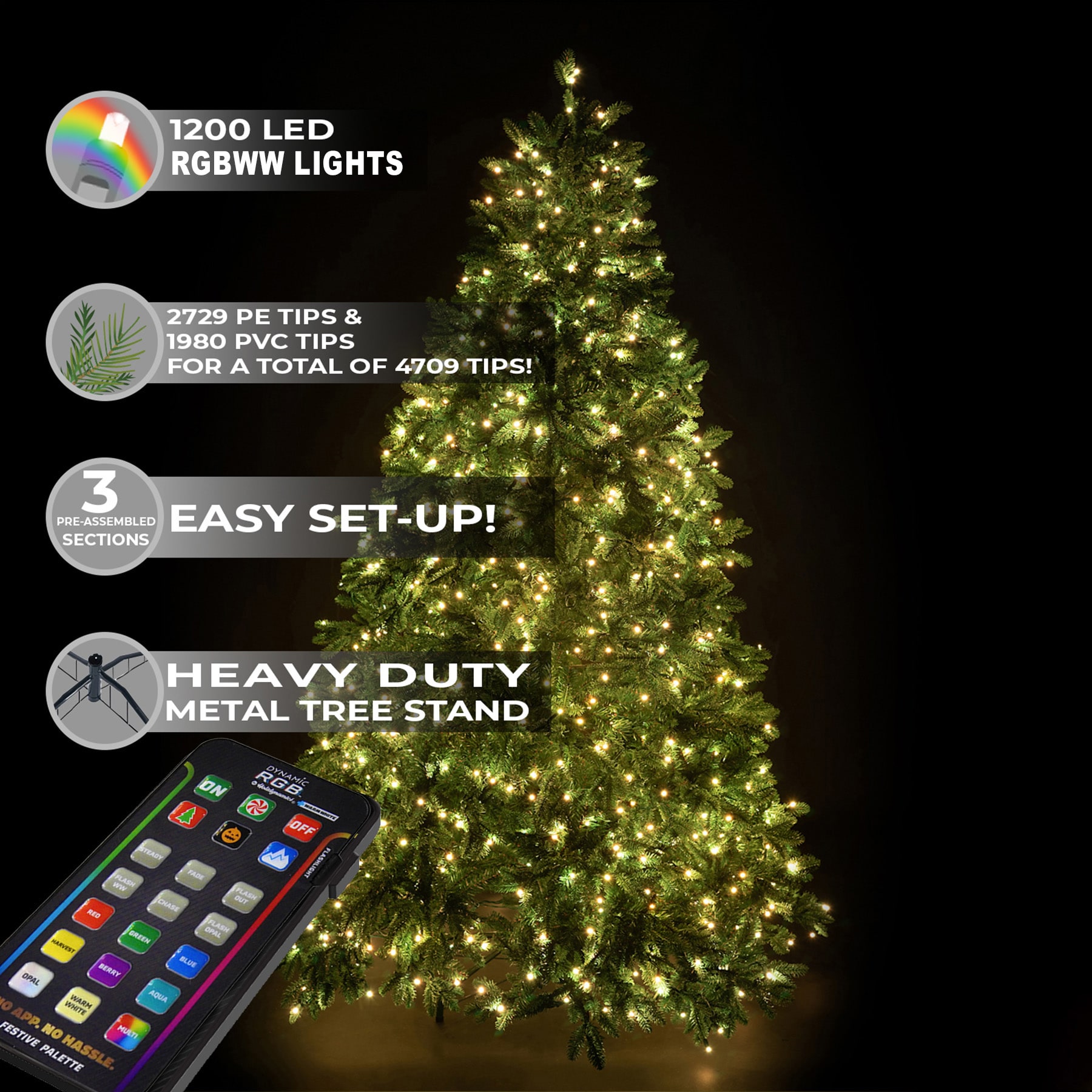 Holidynamics Holiday Lighting Solut 51501 Artificial-Christmas-Trees - View #3