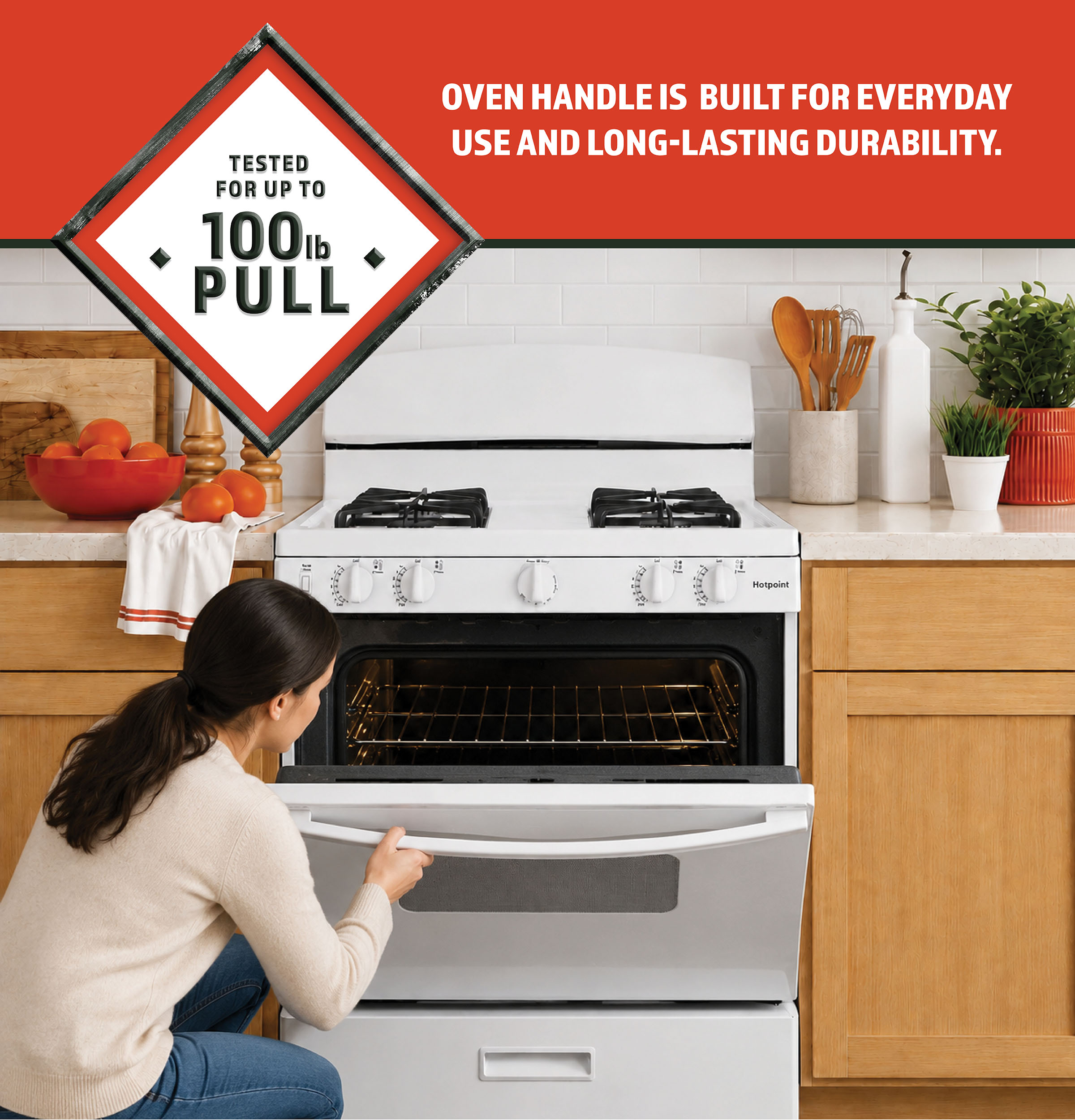 Hotpoint RGBS330DRWW Freestanding-Gas-Ranges - View #6