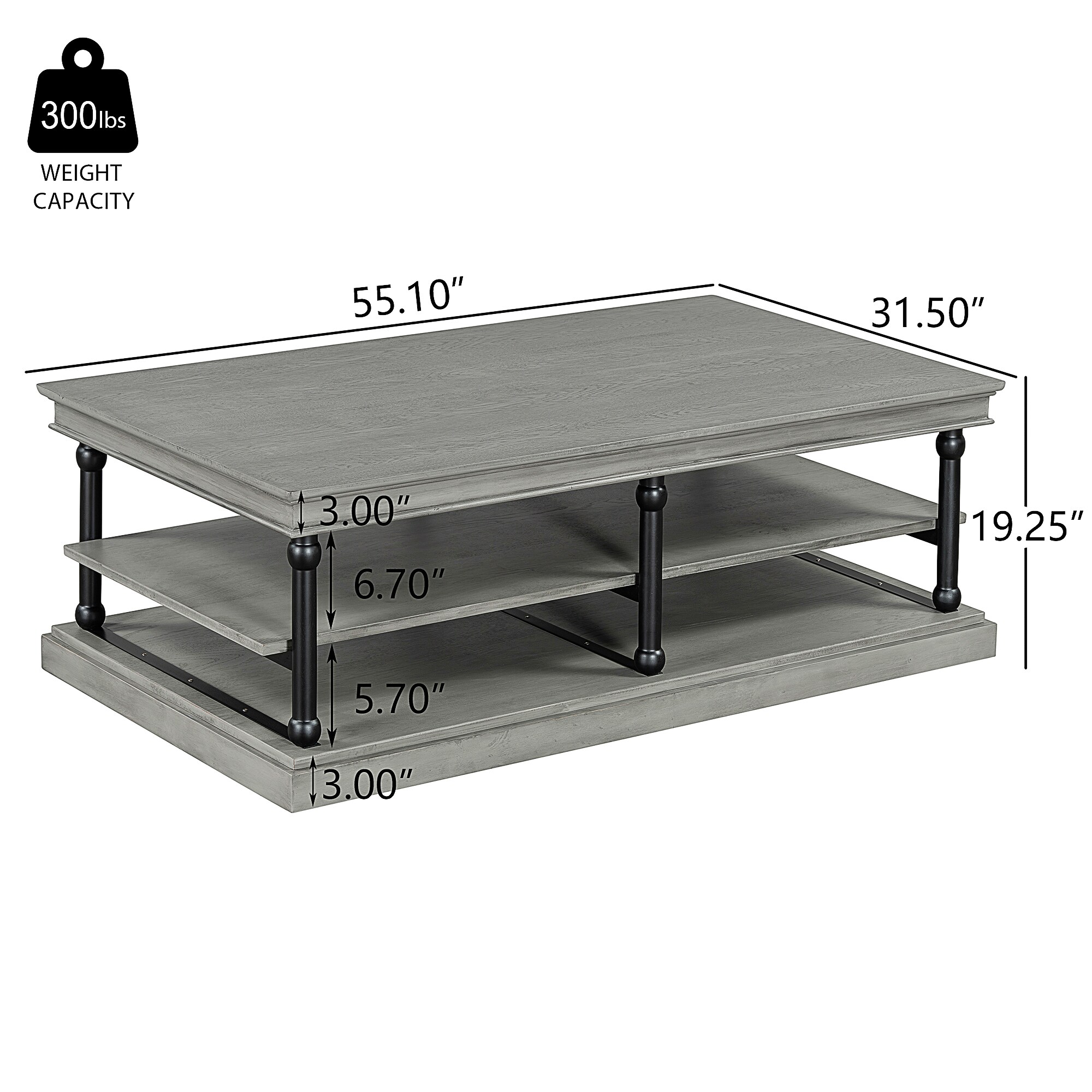 LOVMOR SF-X-N768P292053G Coffee-Tables - View #2