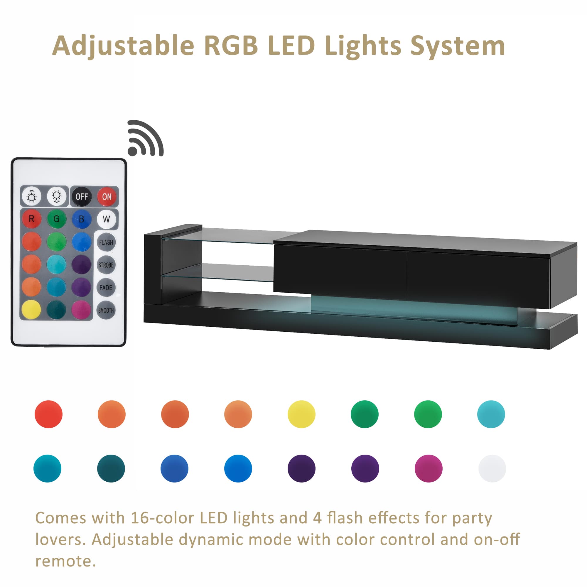 Qeetex GGL-FQGXX-F49HBDNA4 Tv-Stands - View #6