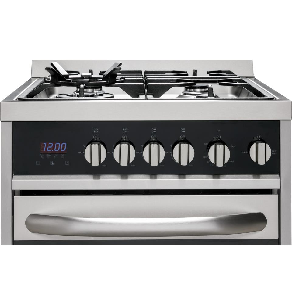 Haier 24 In 4 Burners 2 Cu Ft Convection Oven Freestanding Natural Gas   08480538 