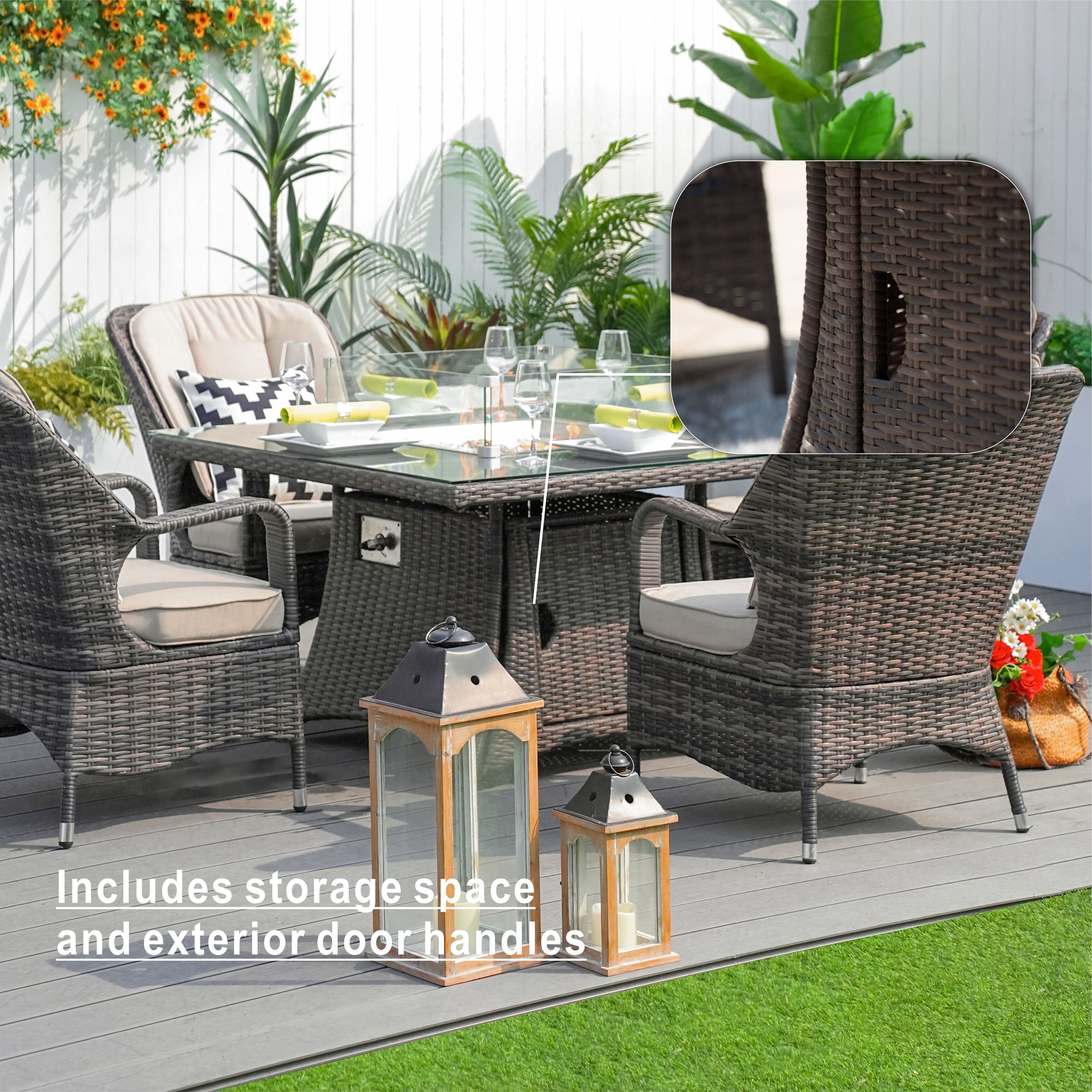 Moda Furnishings MD-PAG-1104 Patio-Dining-Sets - View #5