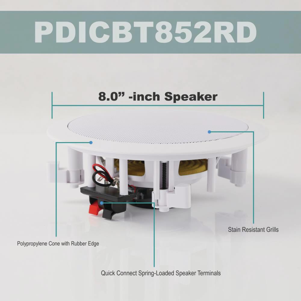 Pyle Home PDICBT852RD Portable-Speakers - View #5