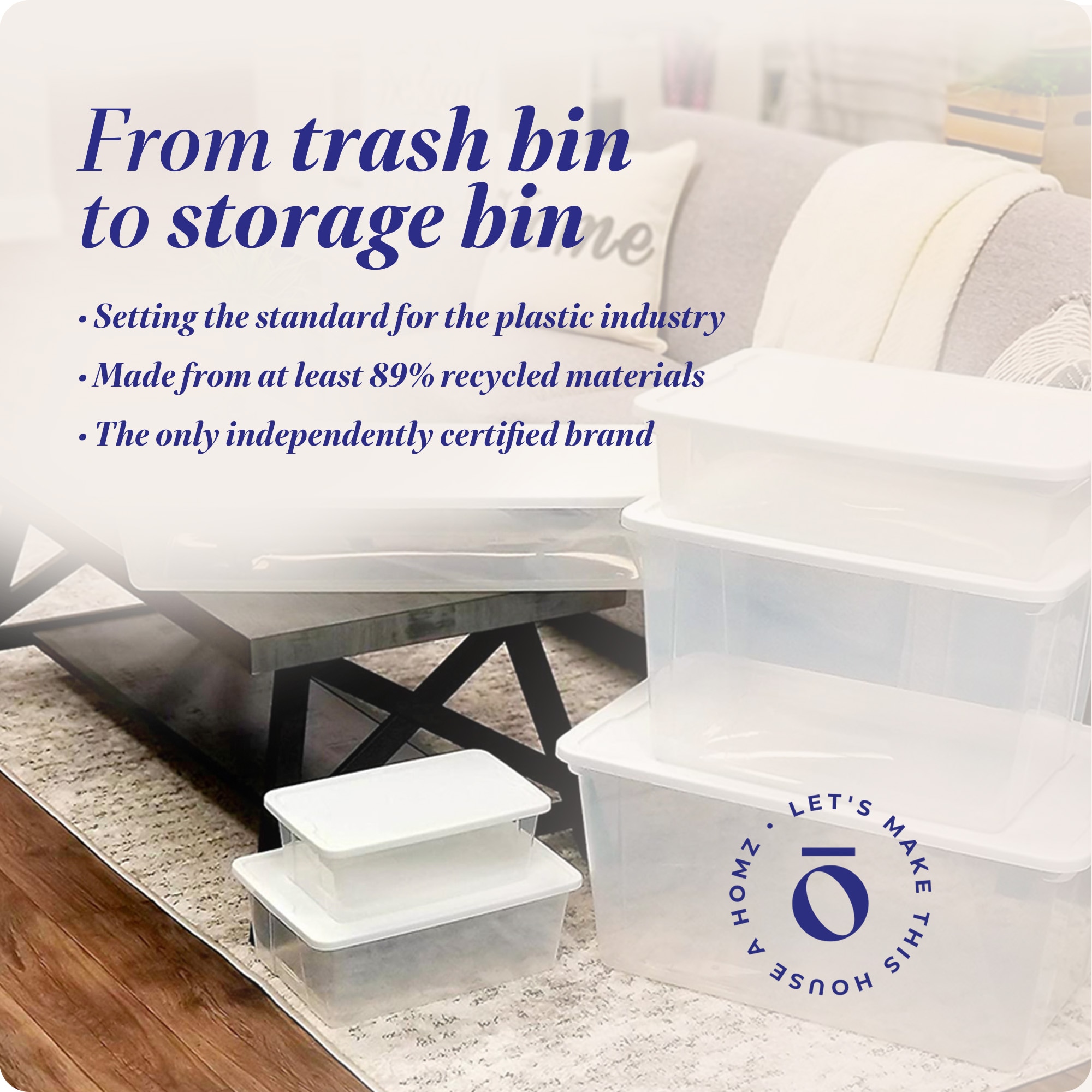 Homz Products 244750 Plastic-Storage-Totes - View #7