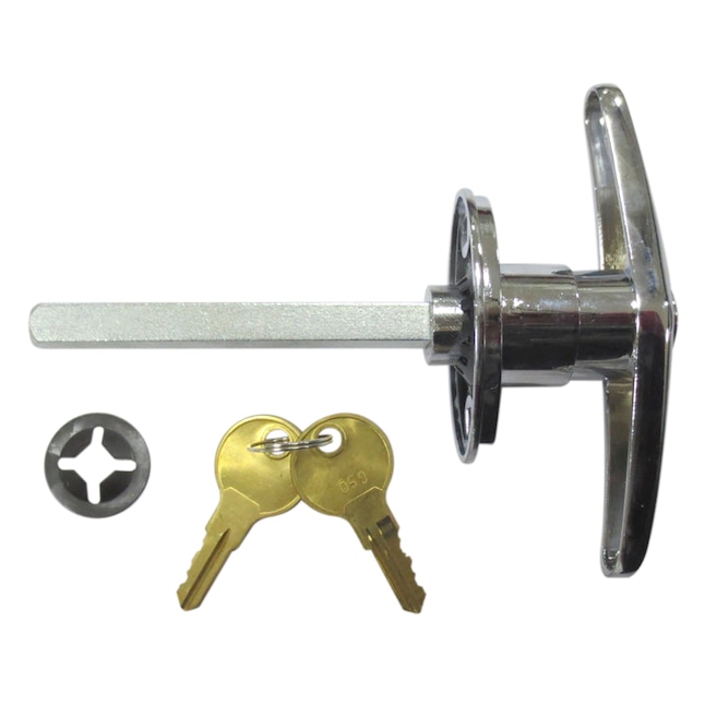 Steel Garage Door Lock Handle, How To Install T Handle Garage Door Lock