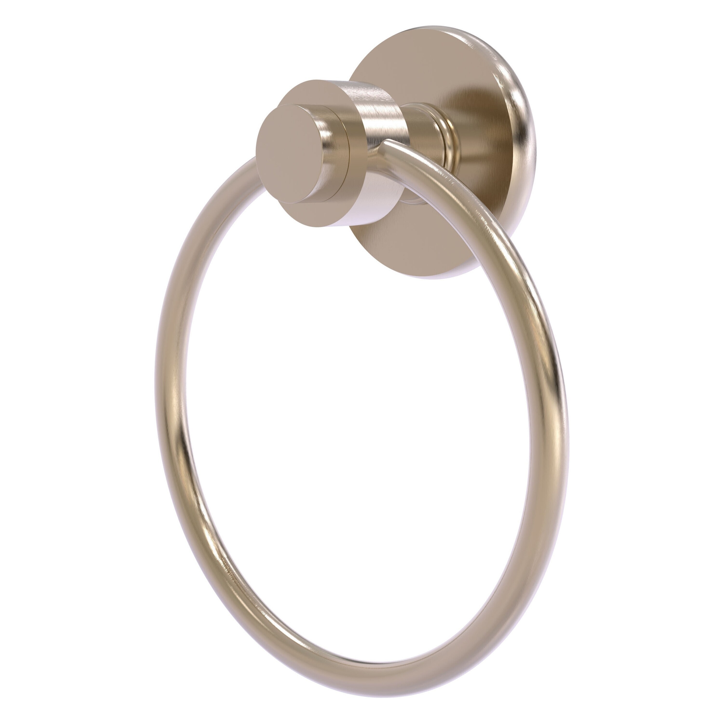 Allied Brass 916-PEW Mercury Antique Pewter Wall mount Single Towel Ring