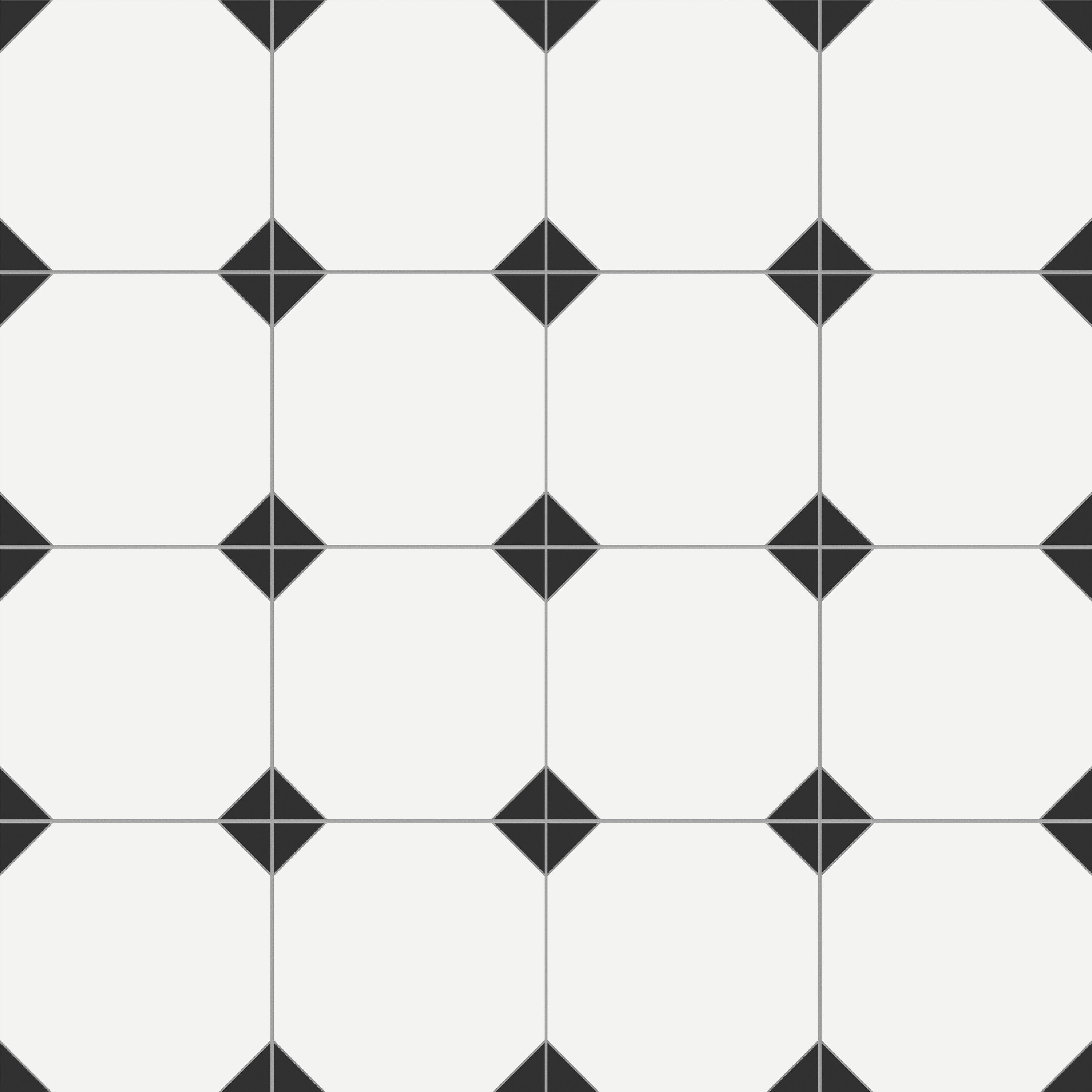 Affinity Tile - Sample - Chelsea Black 10-in x 10-in Matte Porcelain Floor and Wall Tile