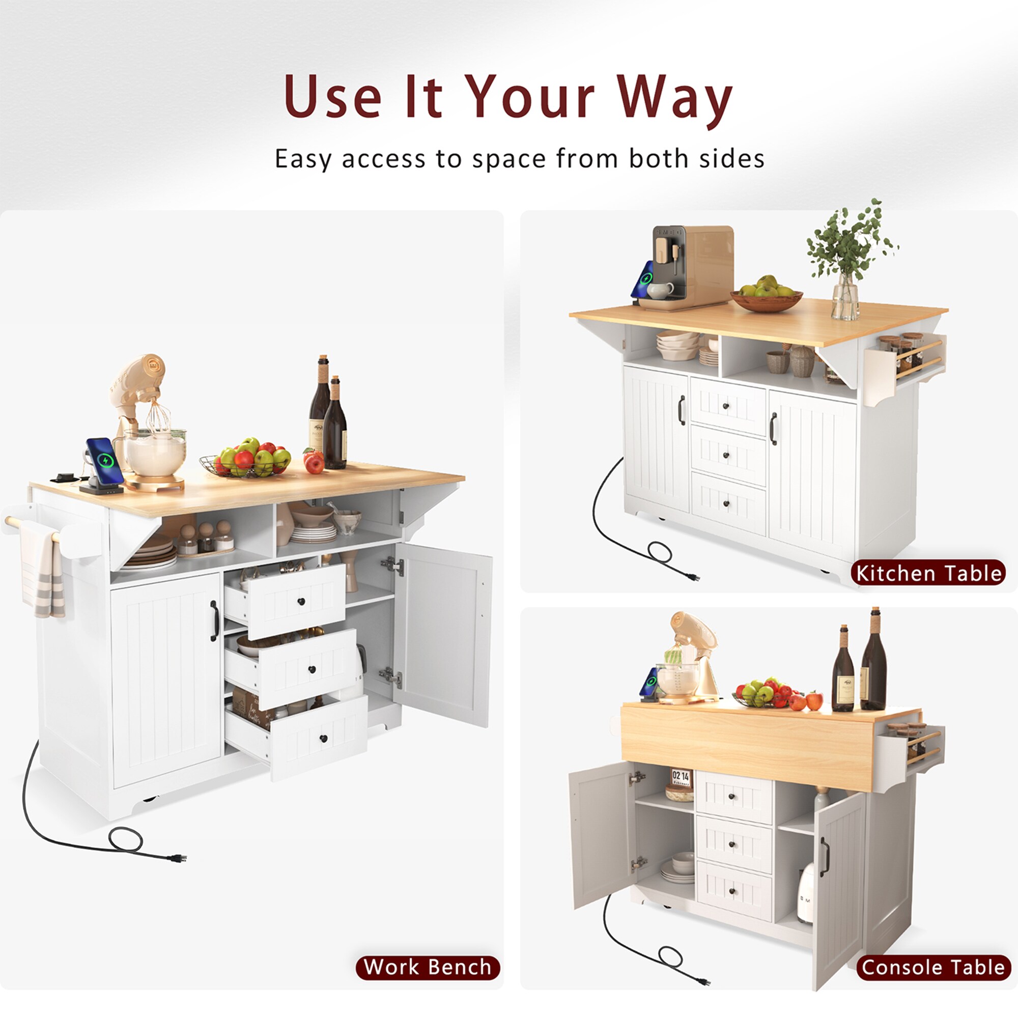SINOFURN SYB260056WT Kitchen-Furniture - View #9