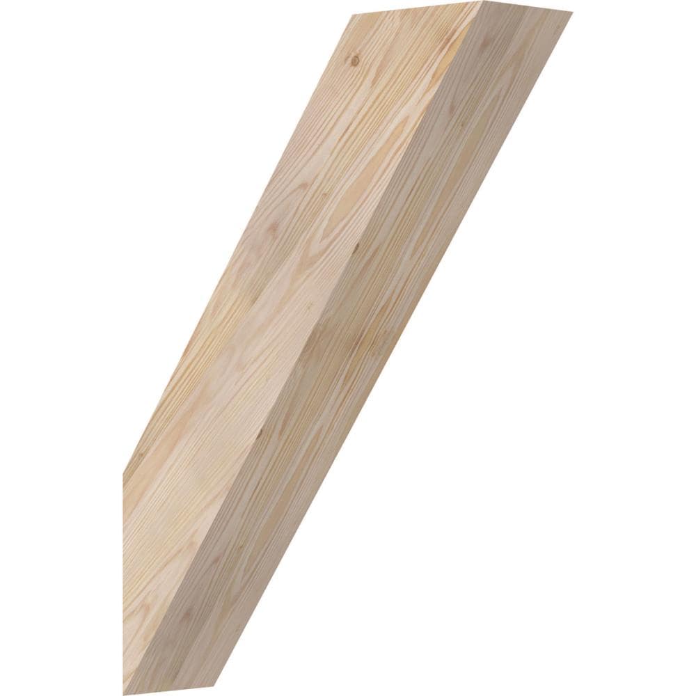 Ekena Millwork BRC06X20X28TRA00SDF 5-1/2-in x 20-in x 28-in Douglas Fir Unfinished Wood Traditional smooth