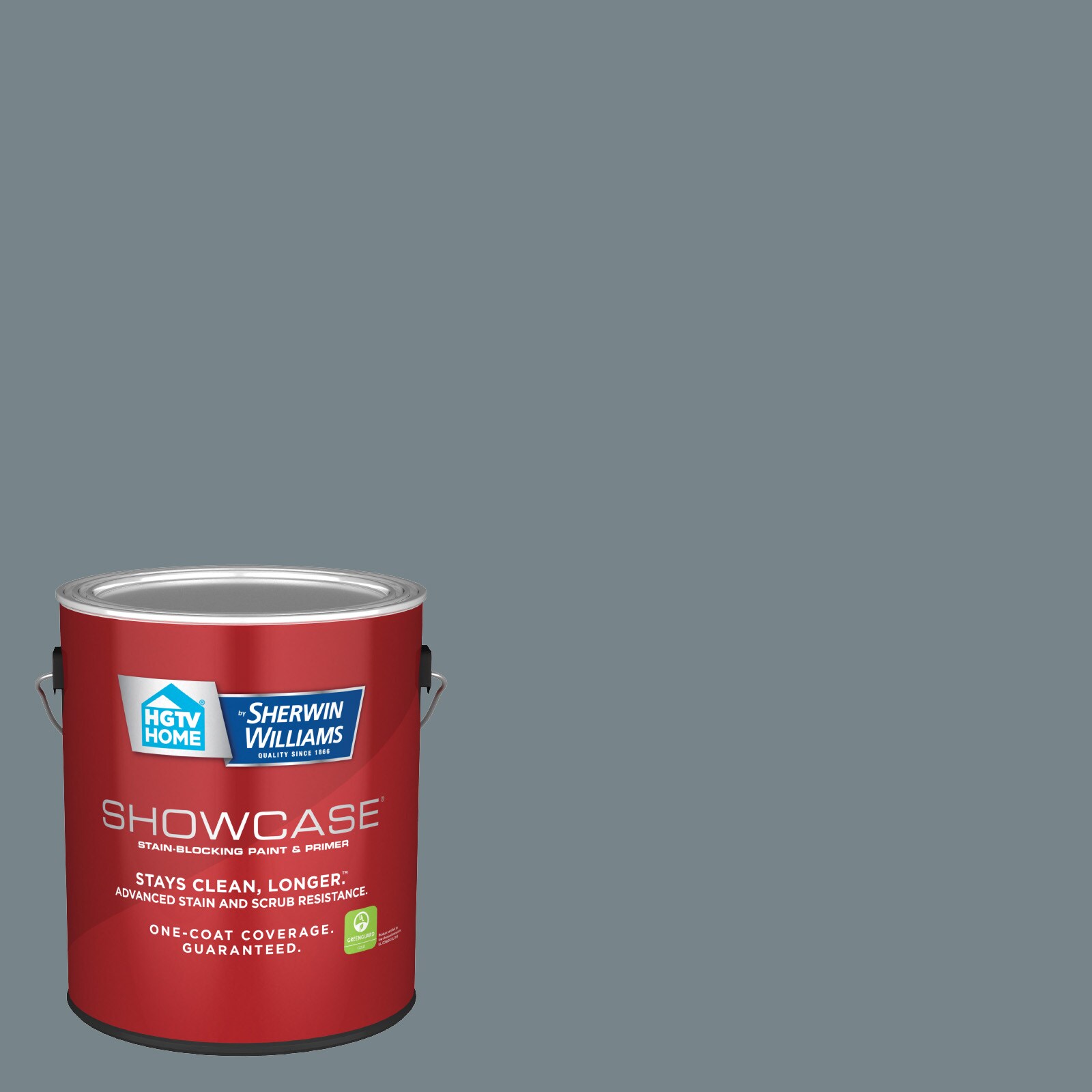 HGTV HOME by Sherwin-Williams 5001-2A-935232 Showcase Eggshell Academy Gray 5001-2A Acrylic Interior Paint Paint + Primer ( 1-gallon )