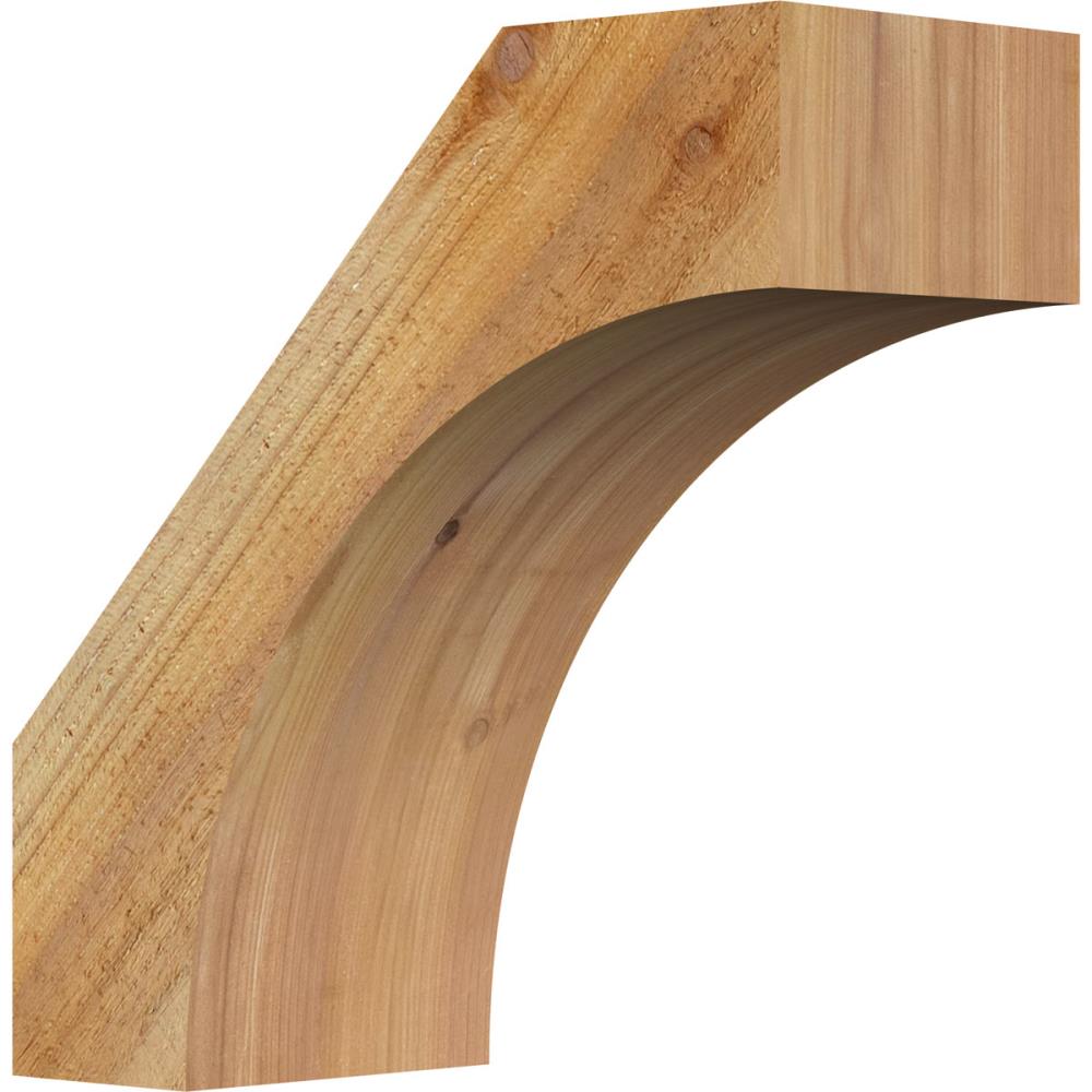 Ekena Millwork BRC06X14X14WTL00RWR 6-in x 14-in x 14-in Western Red Cedar Unfinished Wood Westlake Tough Sawn Knee Brace