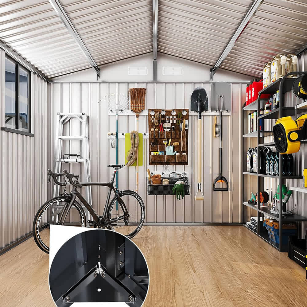 Qeetex SUN-PPG-3385Z4P5 Metal-Storage-Buildings-Sheds - View #6