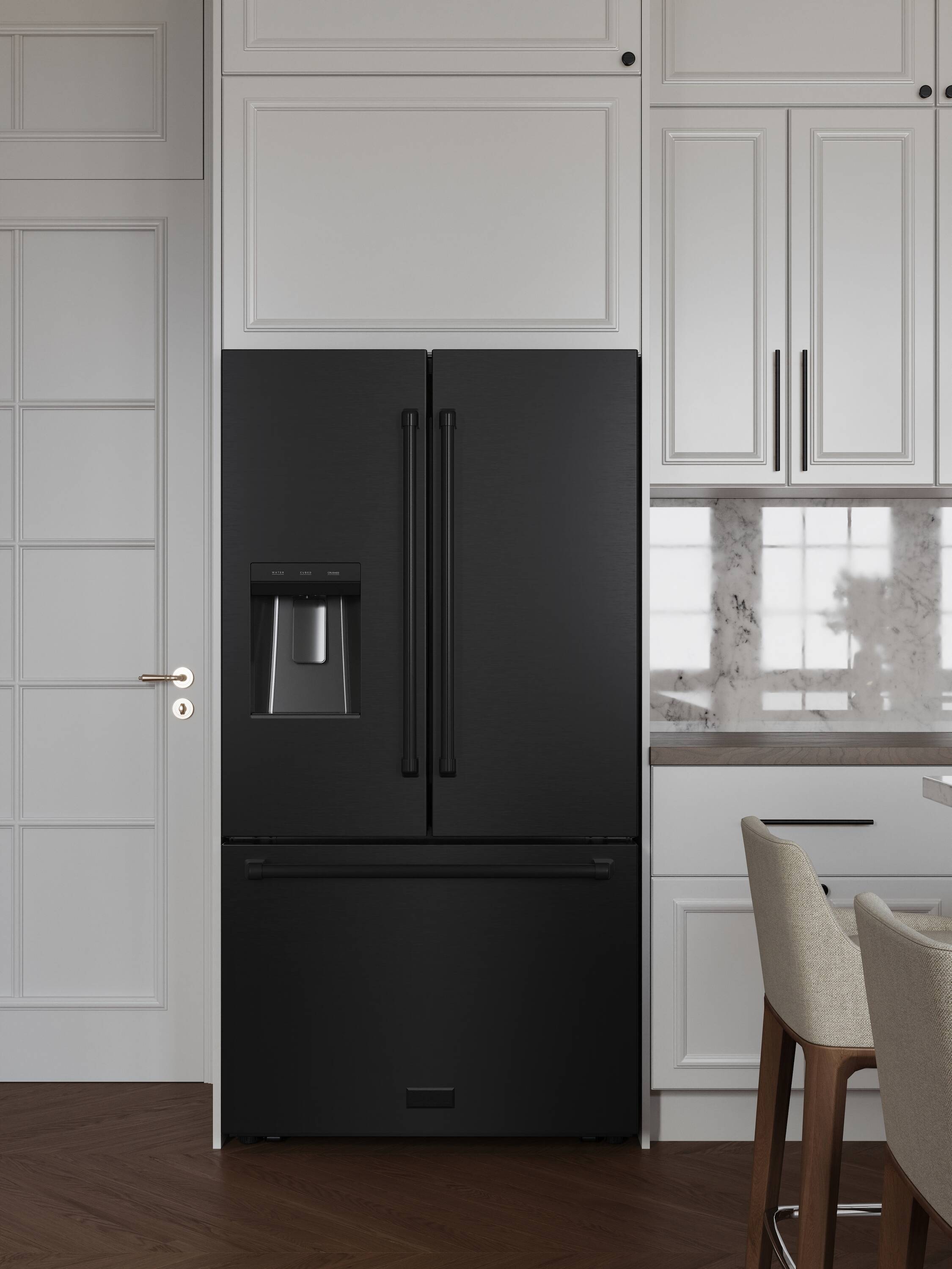 ZLINE KITCHEN & BATH RSM-W-36-BS French-Door-Refrigerators - View #14