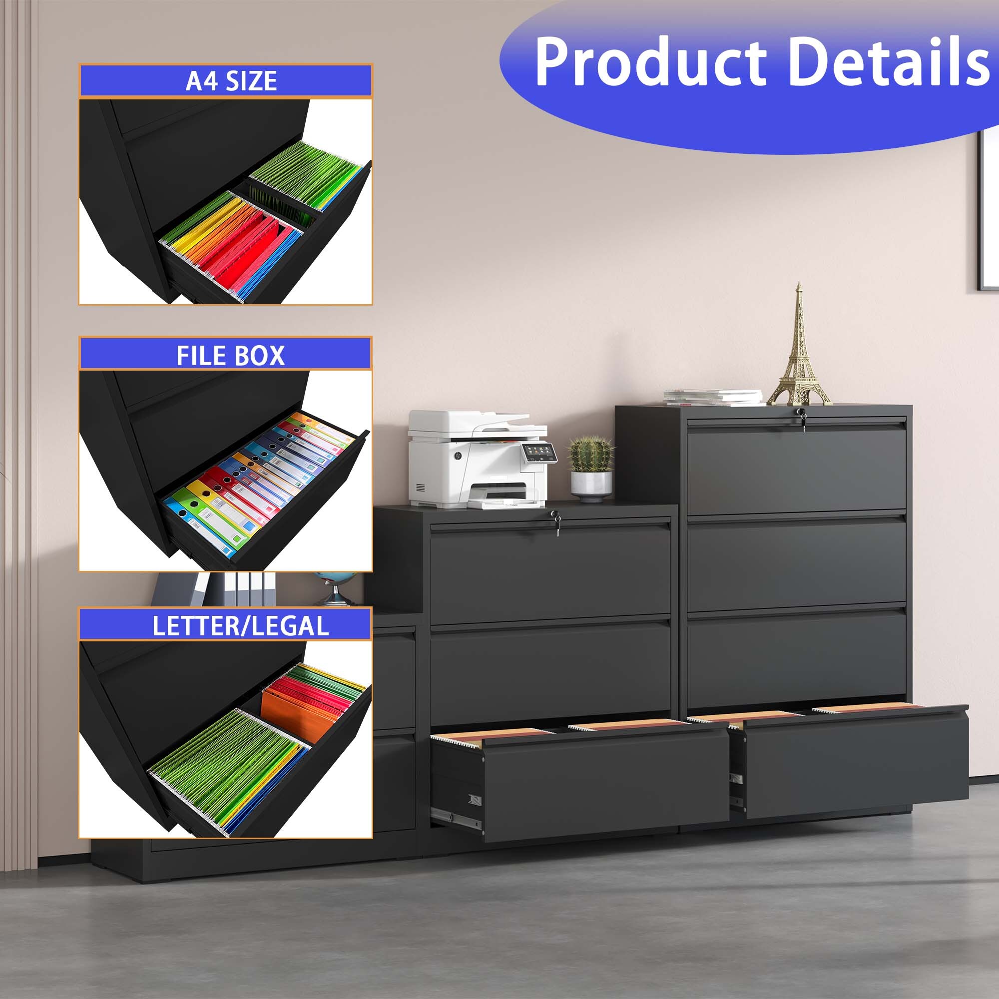 GZMR GZ-BW611 Filing-Cabinets - View #4