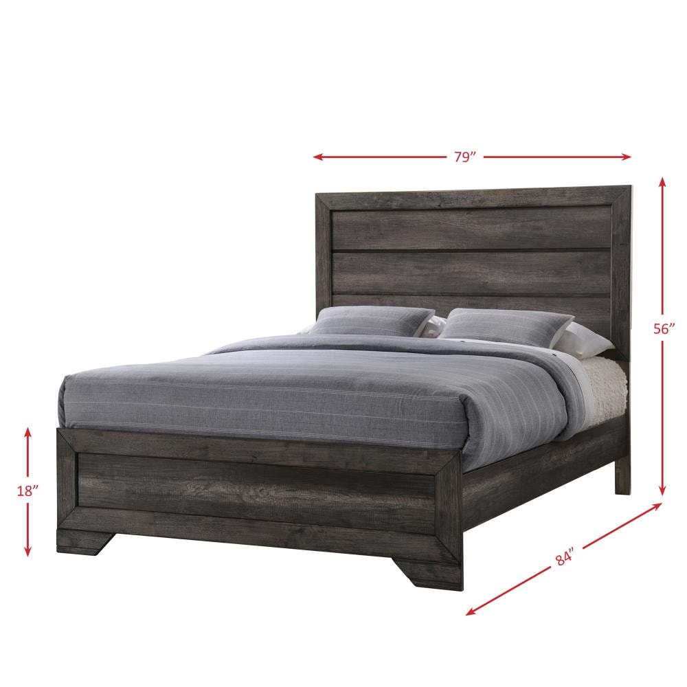 Grayson Dark Brown King Panel 3 Piece Bedroom Set