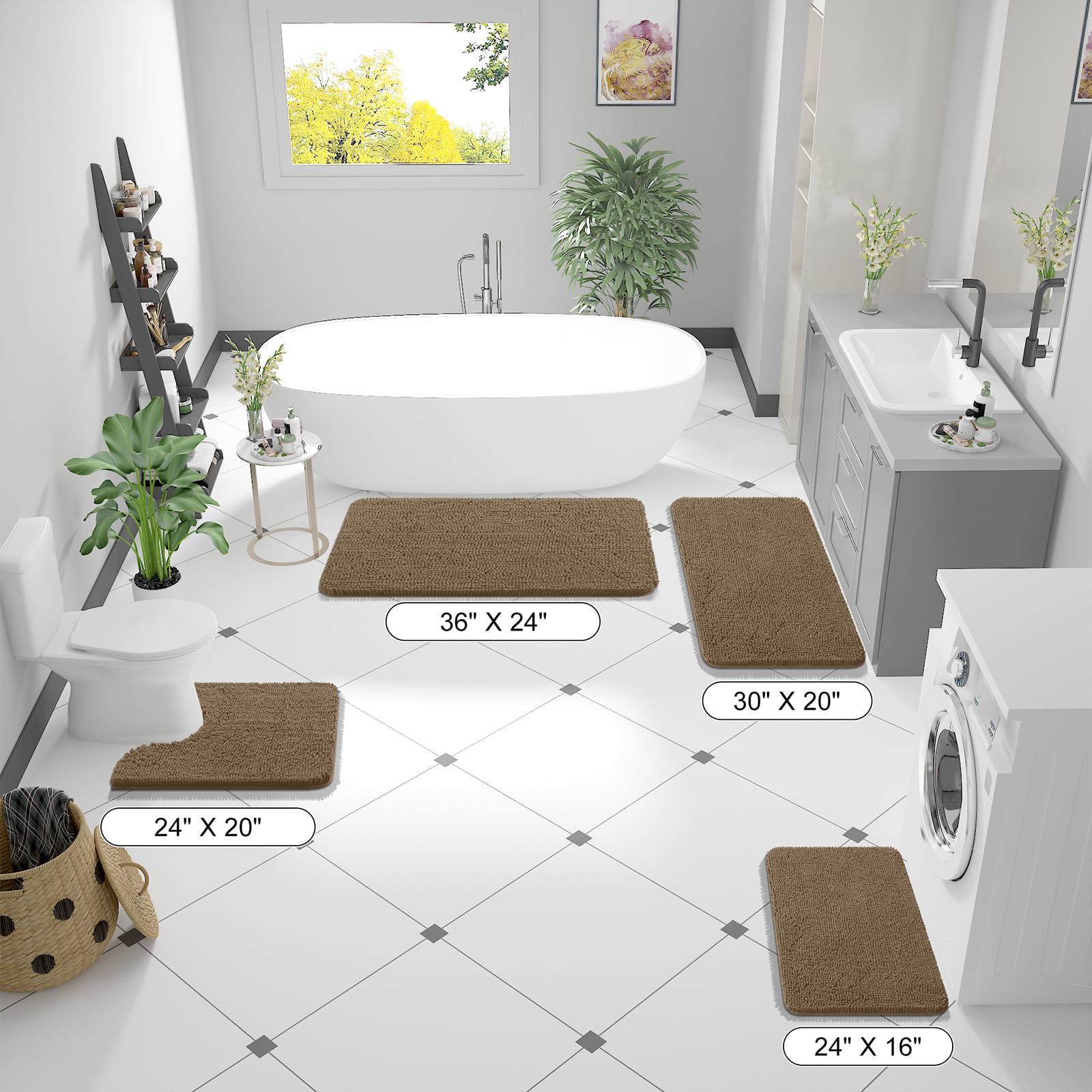 SenQWFa LSQ0722S099 Bath-Rugs - View #2