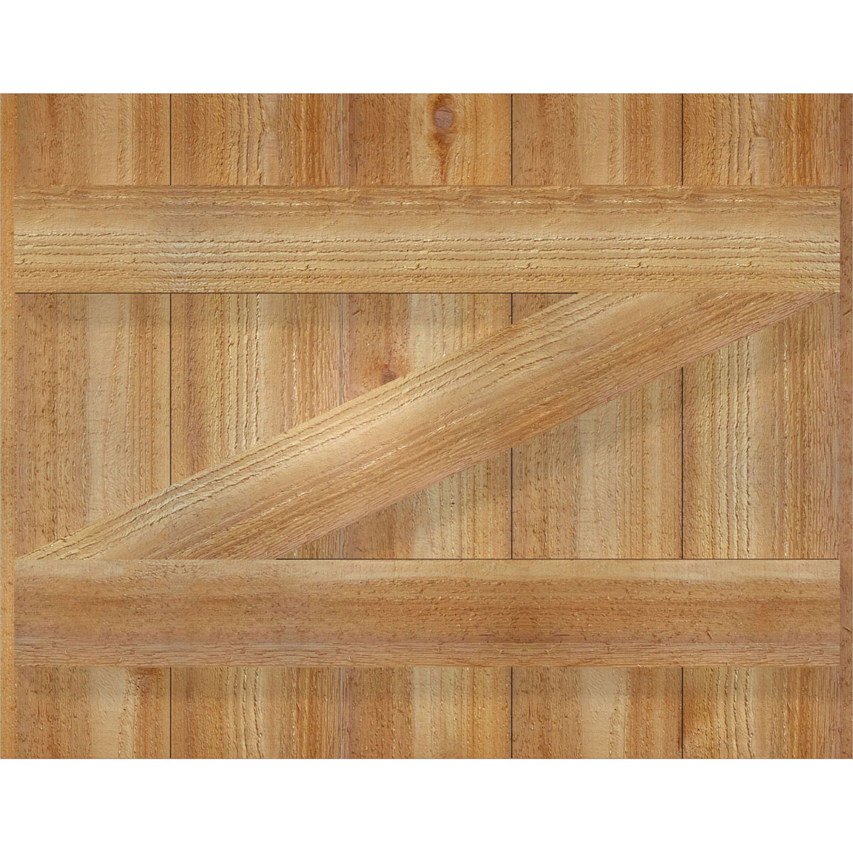 Ekena Millwork RBJ06Z26X021RWR Exterior-Shutters - View #5
