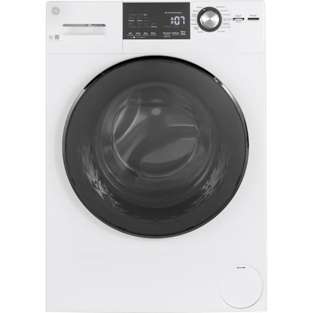 GE 285993 2.4-cu ft High Efficiency Stackable Steam Cycle Front-Load Washer ( White ) ENERGY STAR