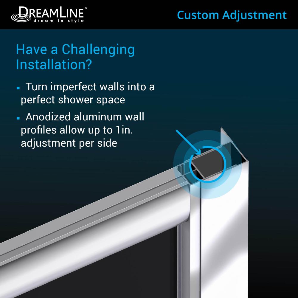 DreamLine DL-6701-89-04FR Alcove-Shower-Kit - View #10