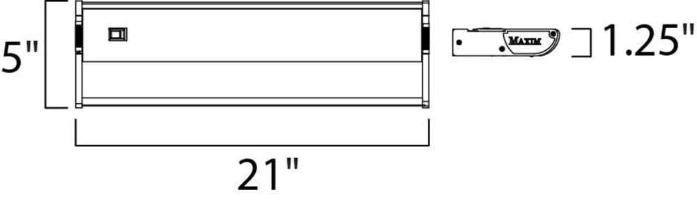 Maxim Lighting 87842WT Led-Cabinet-Lighting - View #2