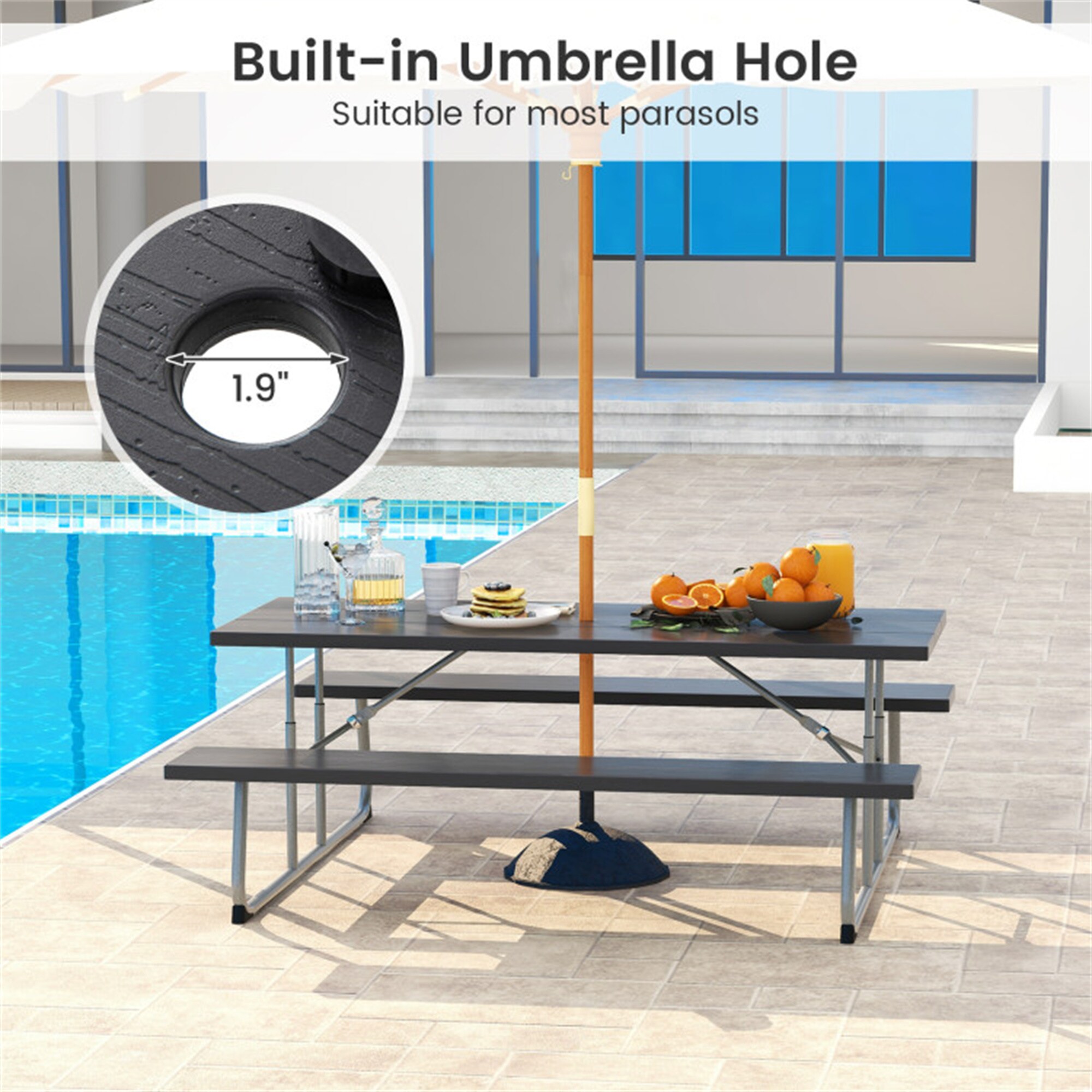 BABOOM BOM-1267BK+-CO Picnic-Tables - View #4