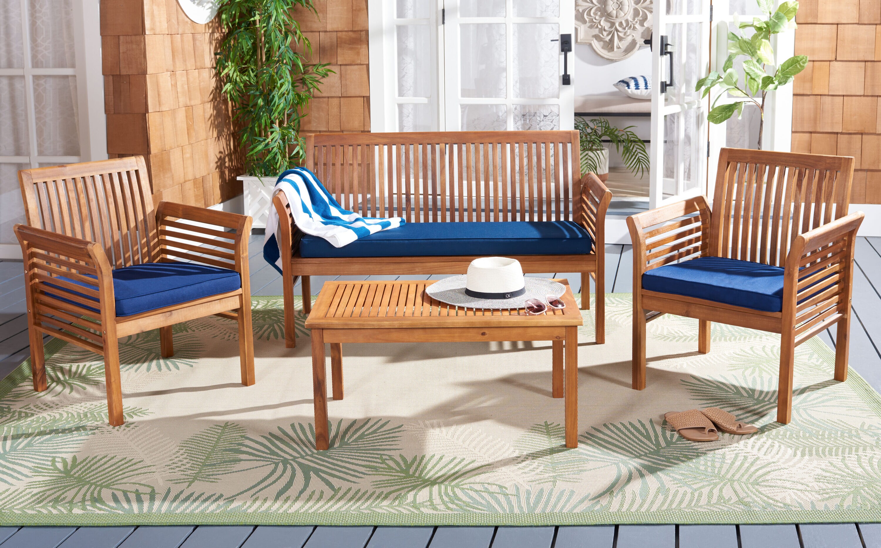 Safavieh PAT7005D Patio-Conversation-Sets - View #8