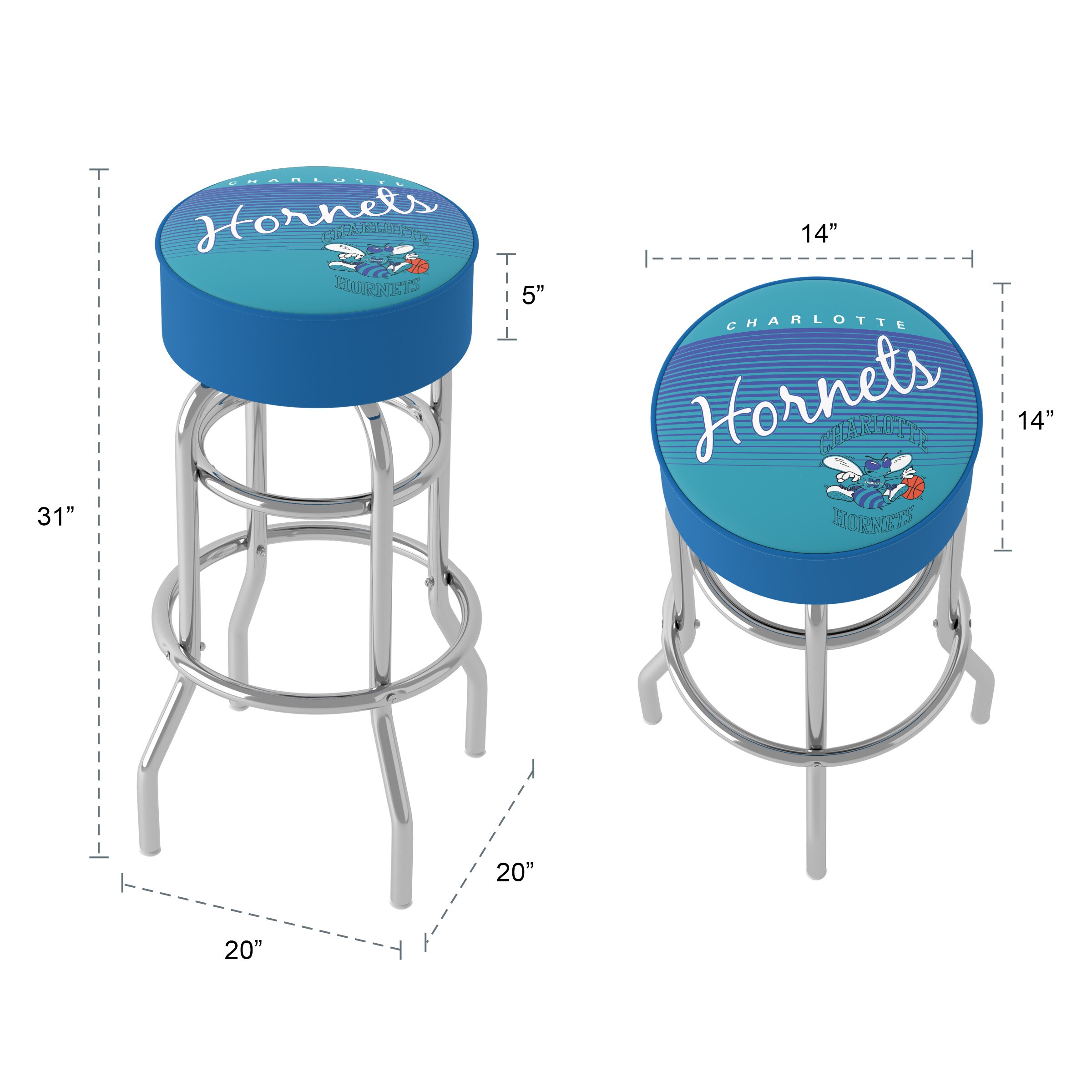 Trademark Gameroom NBA1000HC-CH-TWN stools - View #5