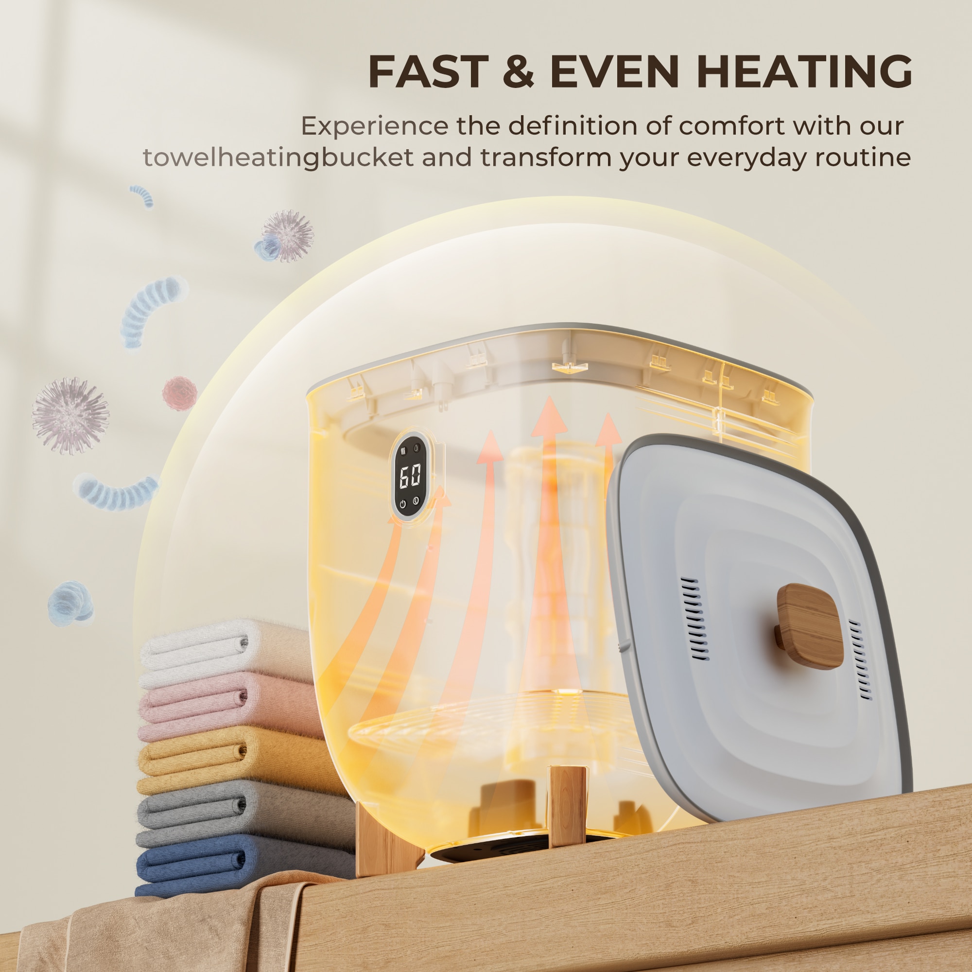 SIMZLIFE TW002-20WH-S-LS Towel-Warmers - View #4