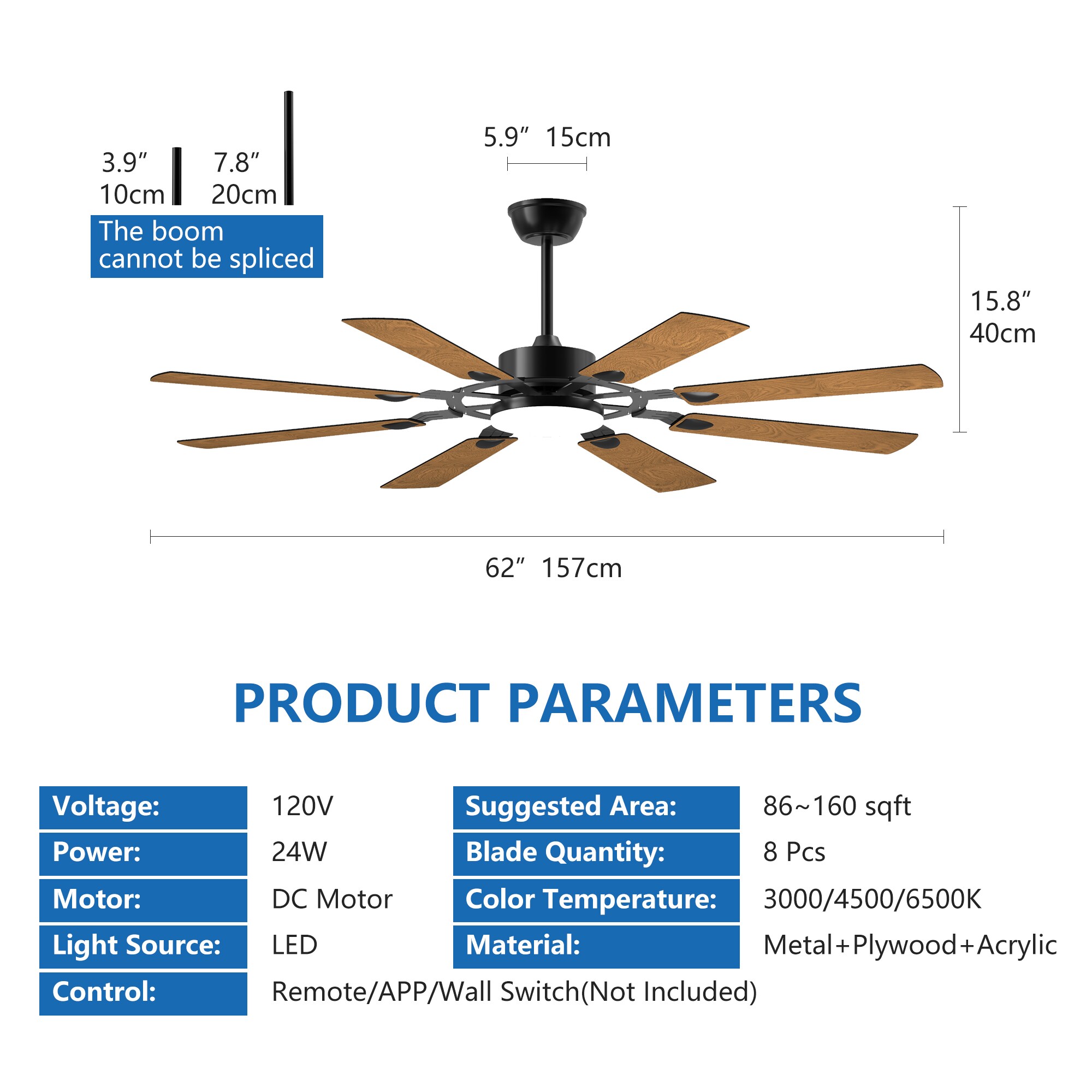 LUCKY ONE LO-LC343883P Ceiling-Fans - View #4