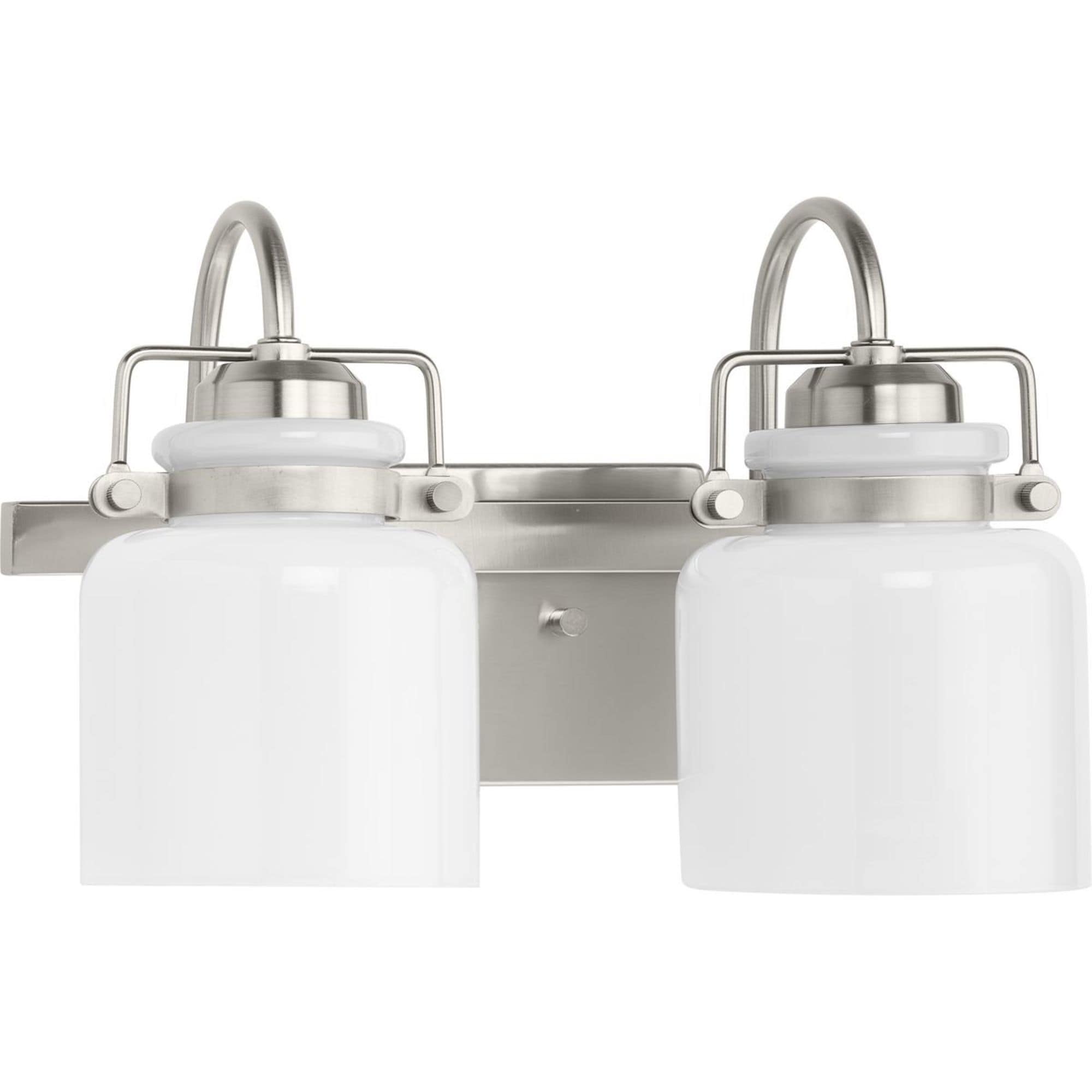 Progress Lighting P300439-009 Fessler 13-in 2 -Light Brushed Nickel Transitional Vanity light