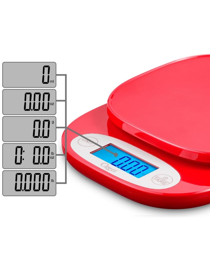 Ozeri ZK24 Garden and Kitchen Scale with 0.5g sensor [Colors] - FREE  SHIPPING