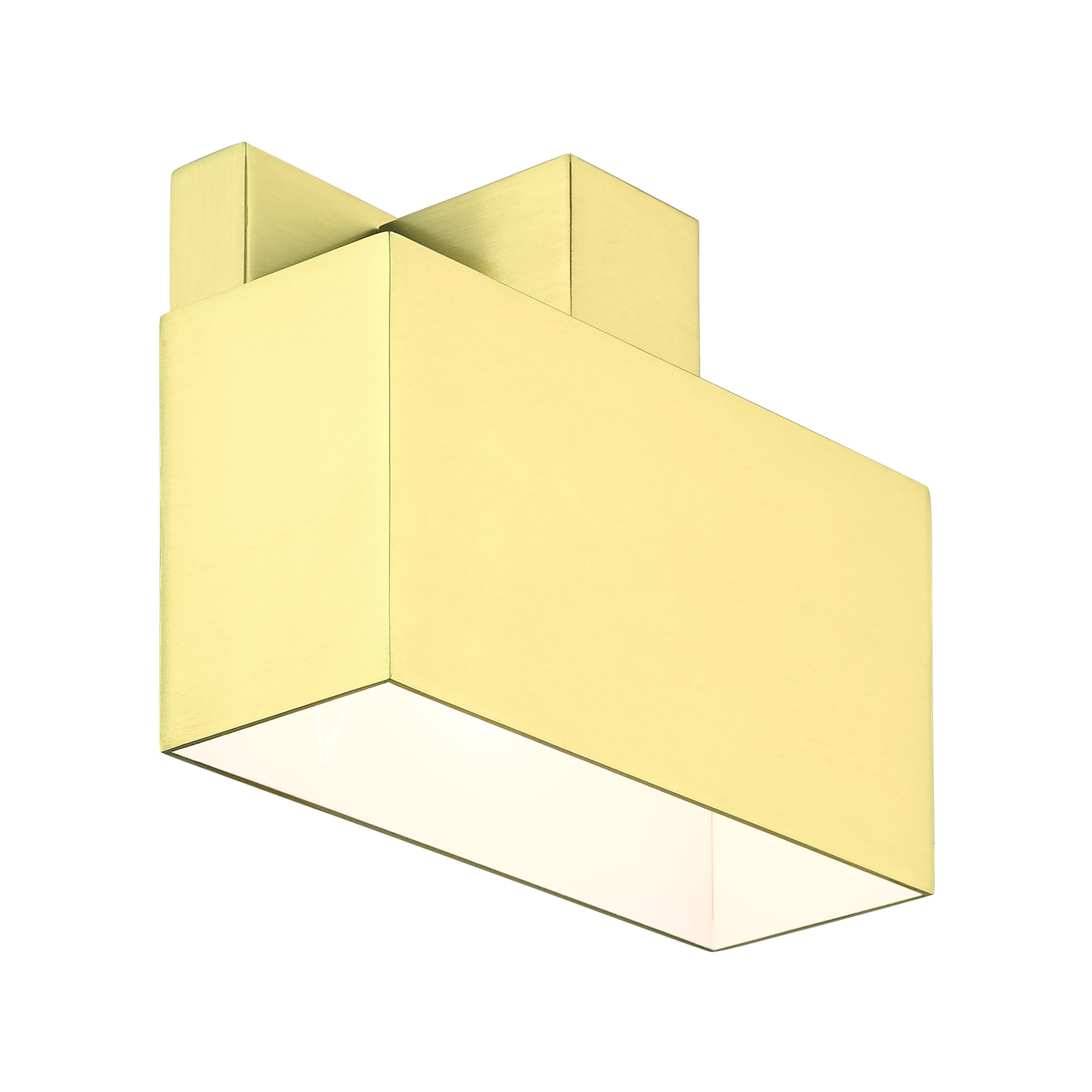 Sleek Lynx Satin Brass and Black Outdoor Wall Sconce