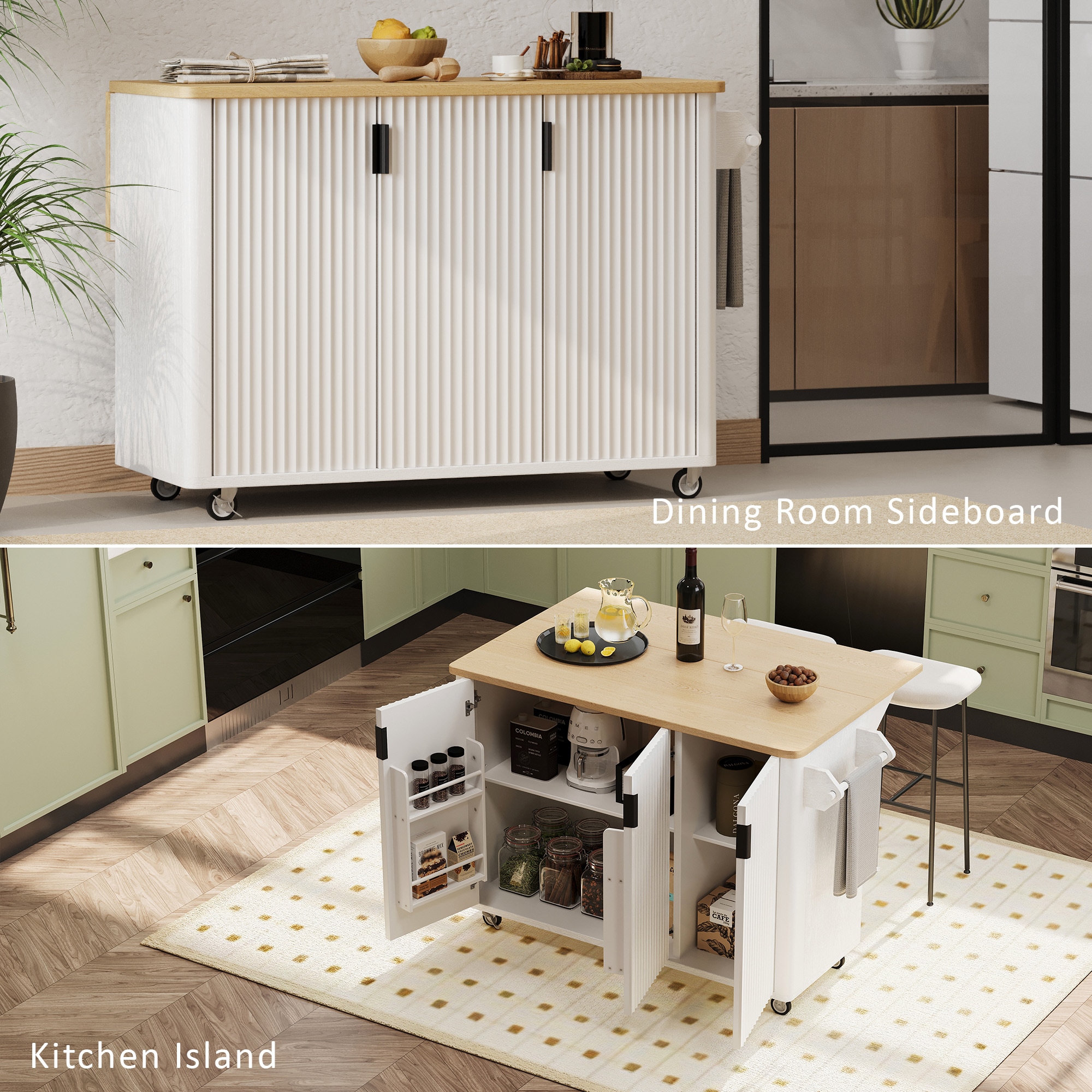 LUCKY ONE MO-KS1446W Kitchen-Furniture - View #4