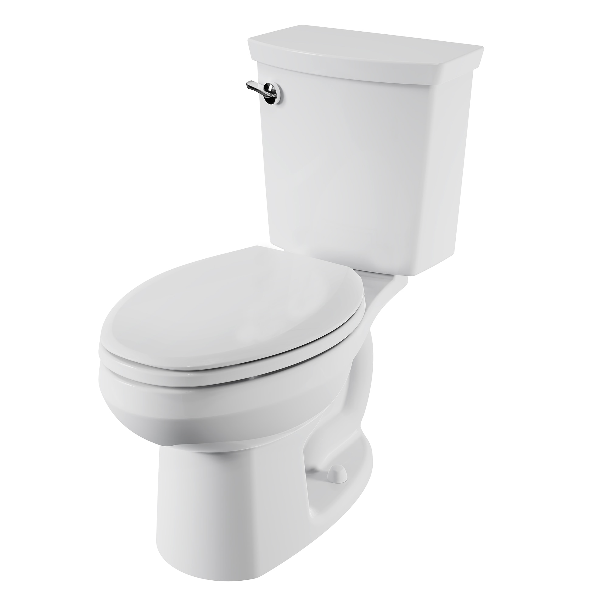 American Standard H2Optimum 2-piece 1.1 GPF Single Flush Round Toilet in  White 288DA114.020 - The Home Depot